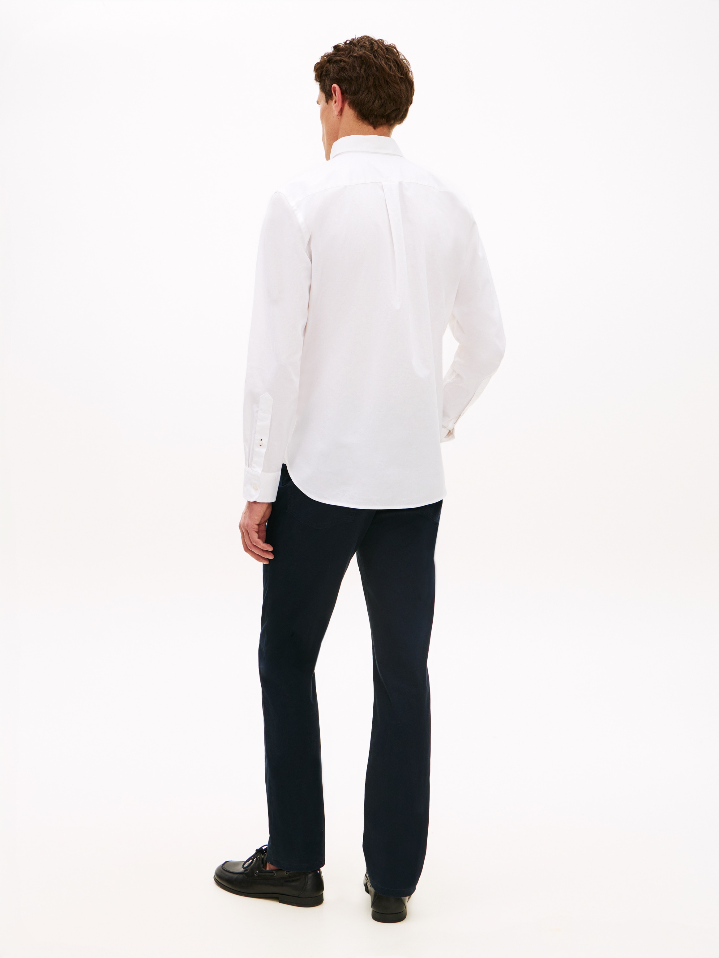 Tommy Hilfiger Chemise à manches longues »LIGHT OXFORD SOLID Slim Fit«
