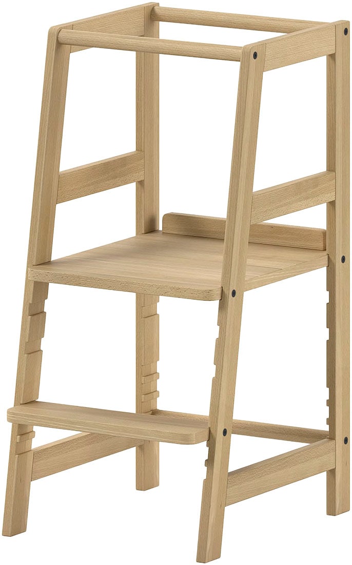 Image of Vipack Kinderstuhl "Lernturm aus Massivholz, stabil und standfest gebaut" () Tritt und Stehfläche 3-fach verstellbar, 3 verschiedene Farben