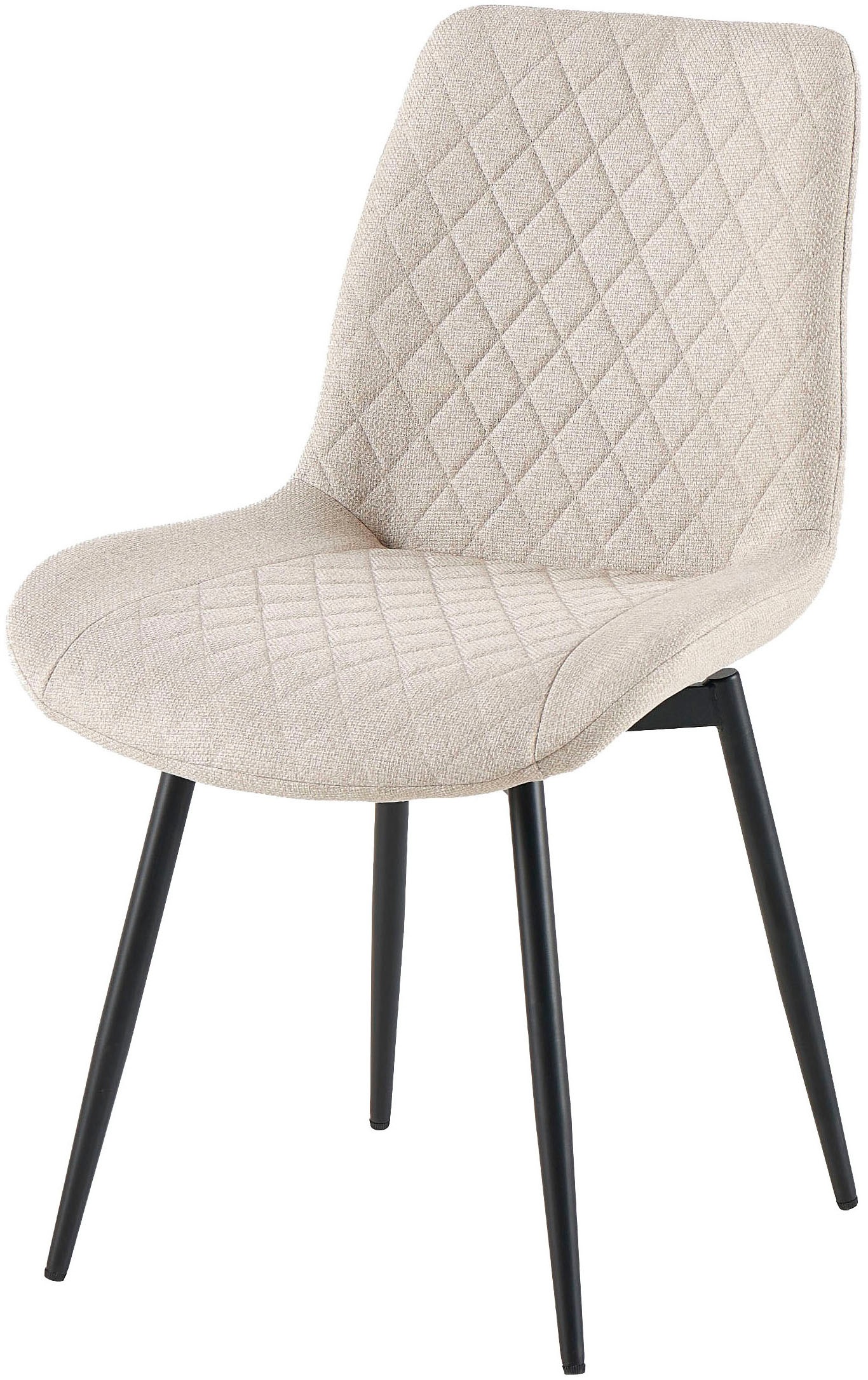 Image of GOODproduct Esszimmerstuhl "Juniper, 2er-Set" () 2 Stk.Stuhl aus Webstoff mit moderner Rautensteppung und 360 Drehfunktion