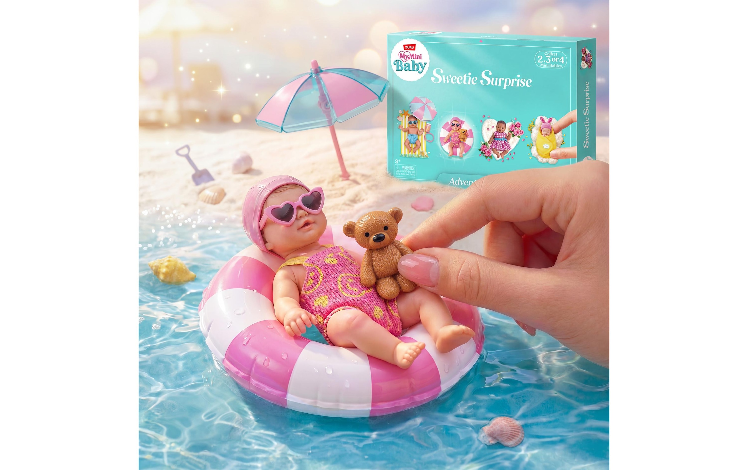 ZURU »Zuru My Mini Baby Sweetie Surprise 2026 Puppen, Kunststoff, Stoff«