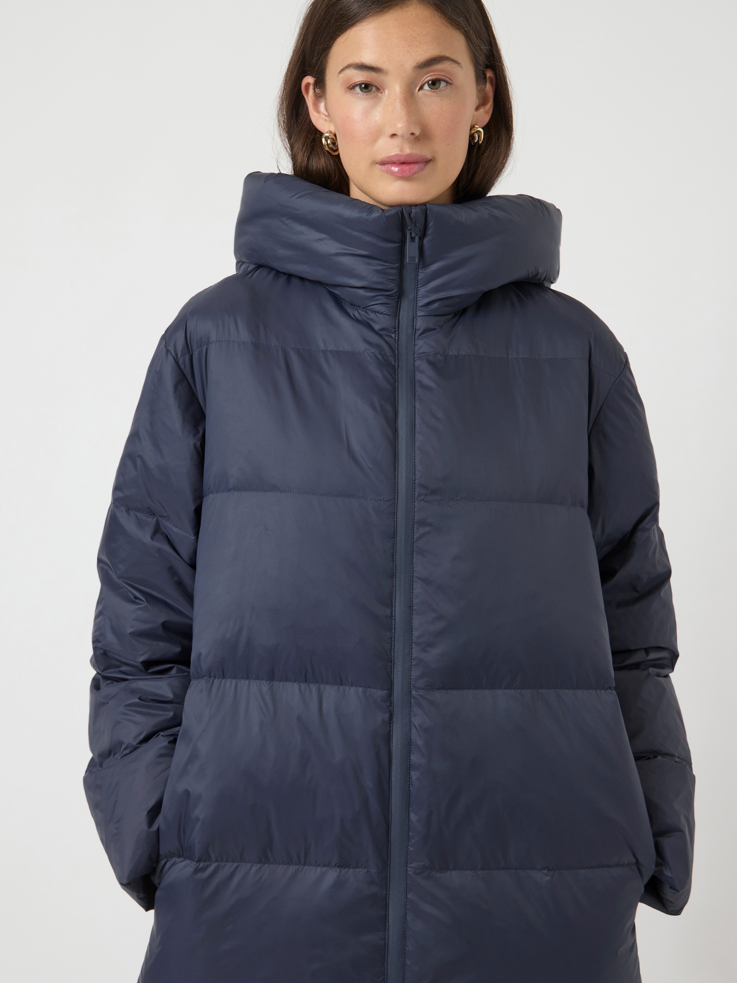 Image of Y.A.S Steppmantel "YASPOPPEL DOWN BLEND COAT S. NOOS"