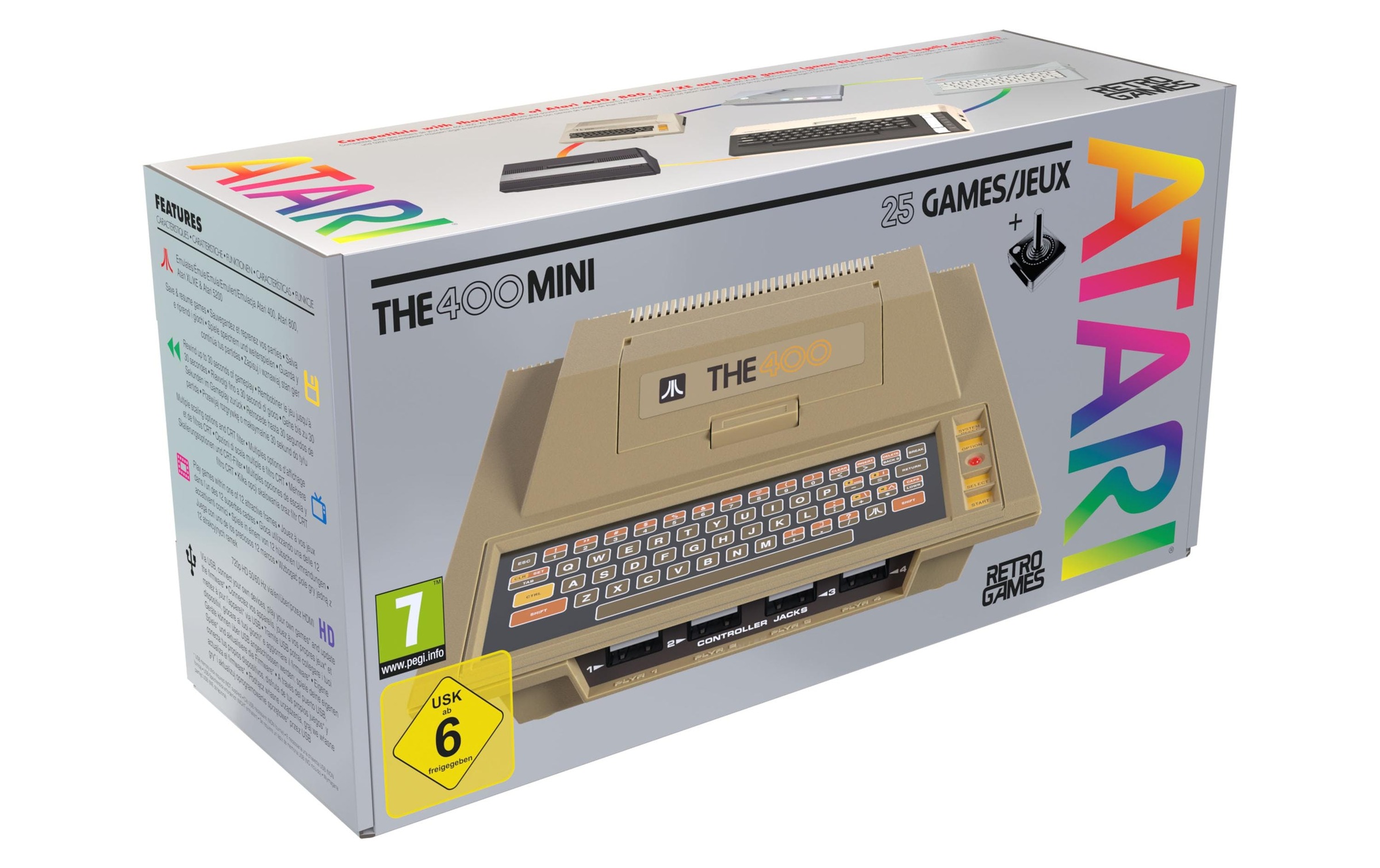 Image of Retro Konsole "GAME Atari THE400 Mini"