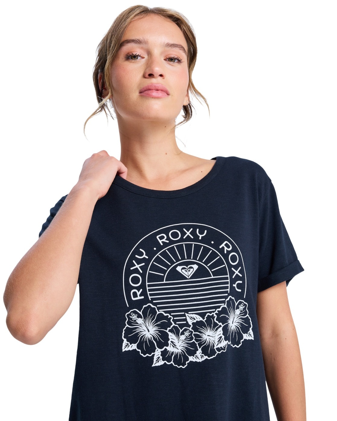 Roxy T-shirt oversize »Oceanwave Regular Slub«
