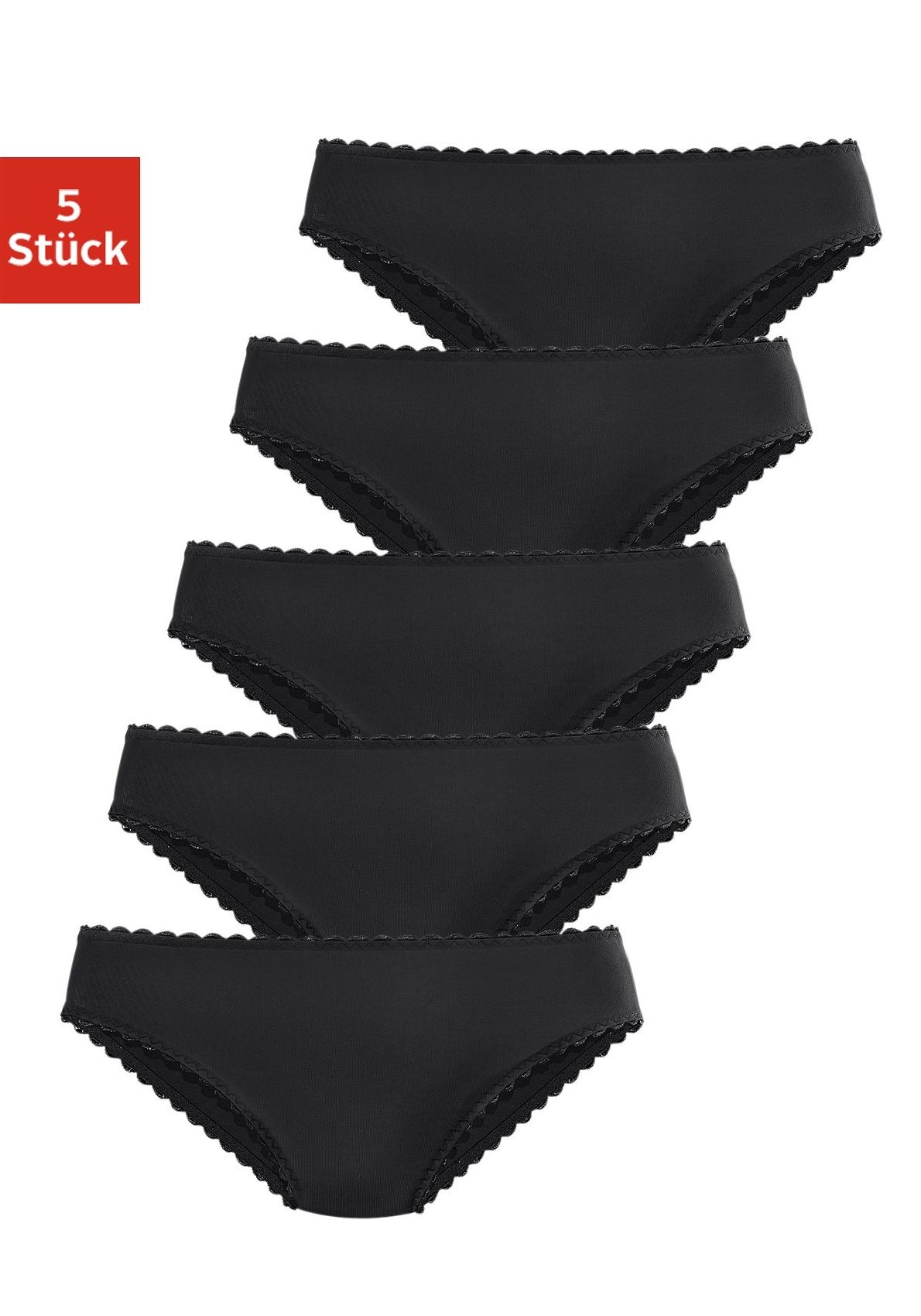 Image of petite fleur Jazz-Pants Slips, (Packung, 5 St., 5er-Pack), aus weicher Microfaser bei Ackermann Versand Schweiz