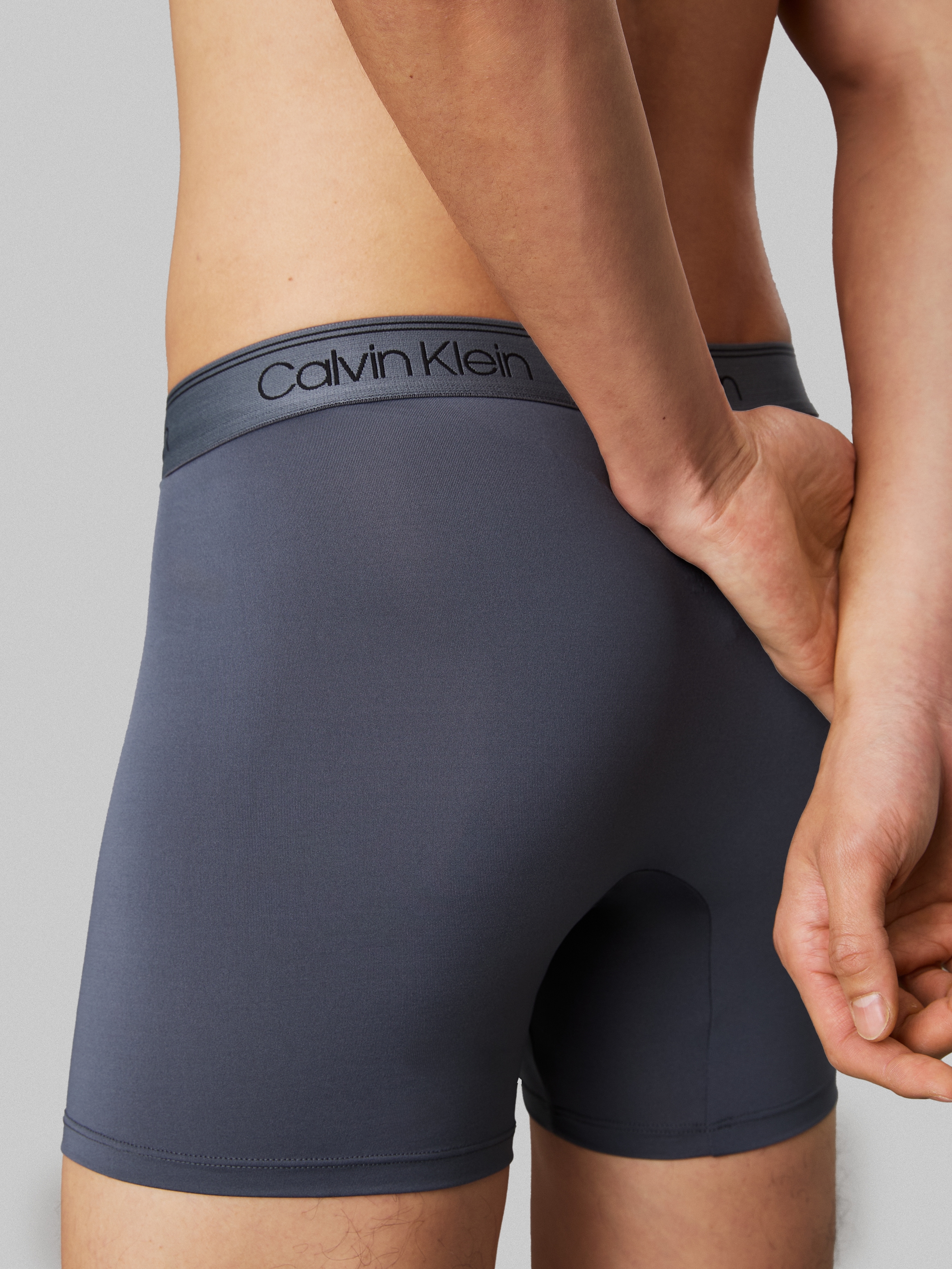 Calvin Klein Underwear Boxer »BOXER BRIEF 3PK« Packung, 3er-Pack,  mit längerem Bein & Logo-Elastikbund