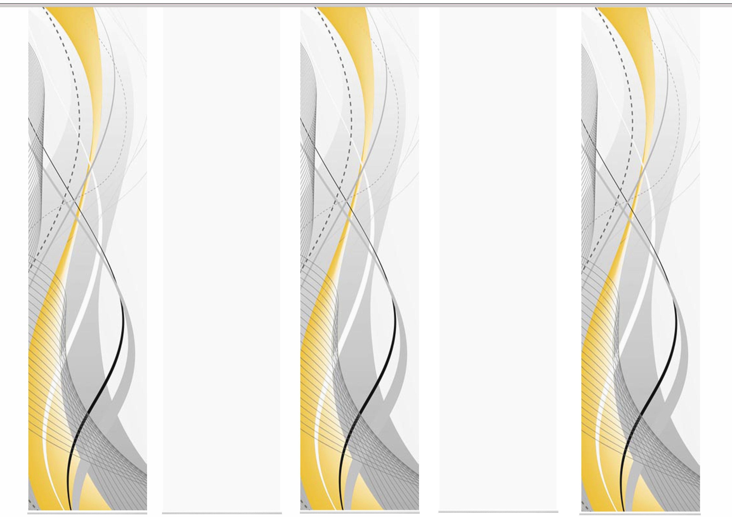 Image of HOME WOHNIDEEN Schiebegardine »CARLISLE 5ER SET«, (5 St.), HxB: 245x60 bei Ackermann Versand Schweiz