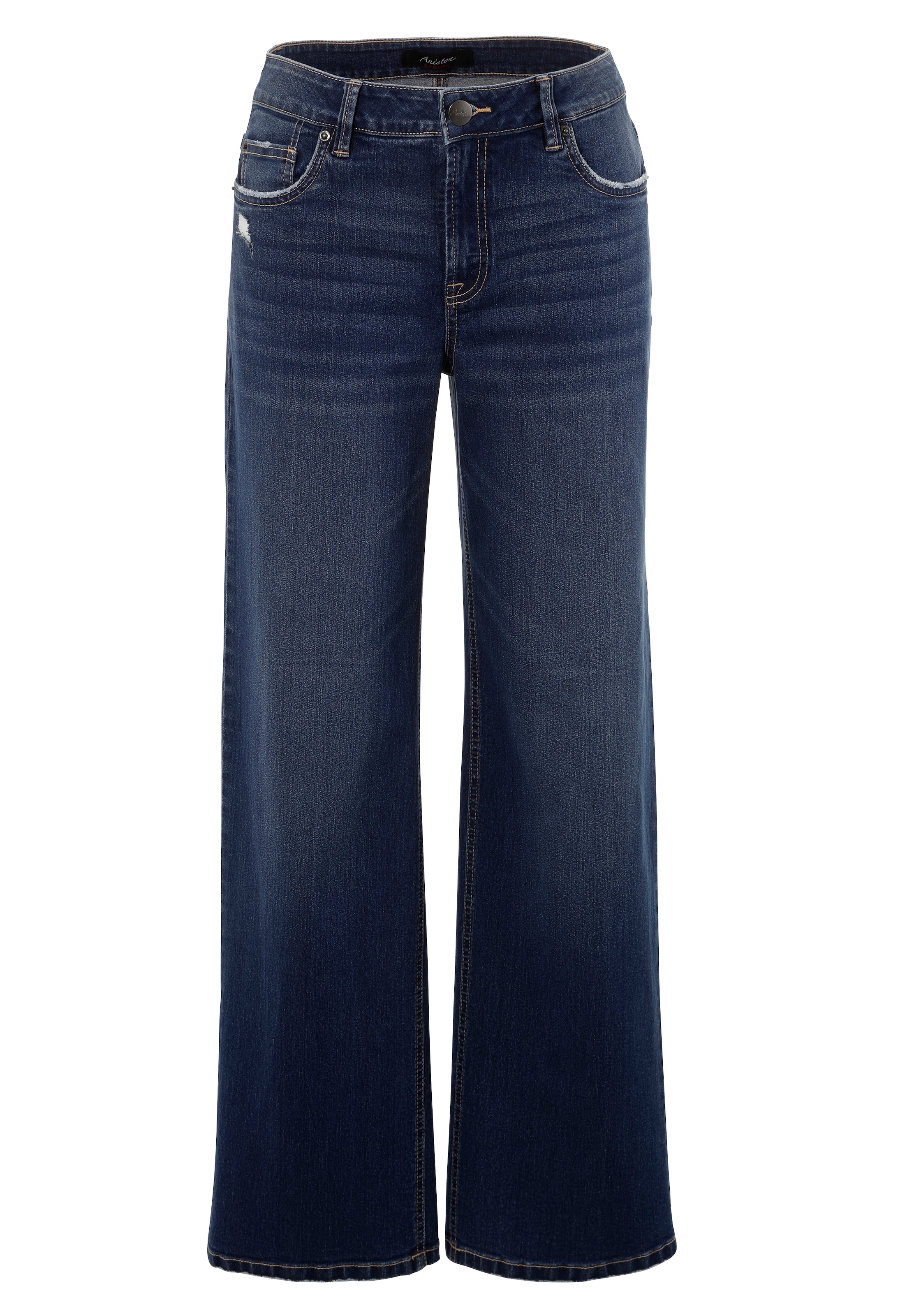 Aniston CASUAL Straight-Jeans, mit trendig weitem Bein