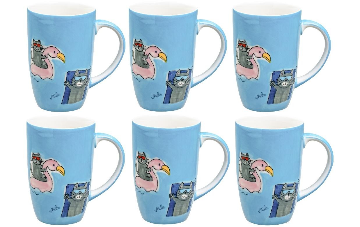 Image of Mila Cappuccinotasse »Summer Cats 230 ml« bei Ackermann Versand Schweiz
