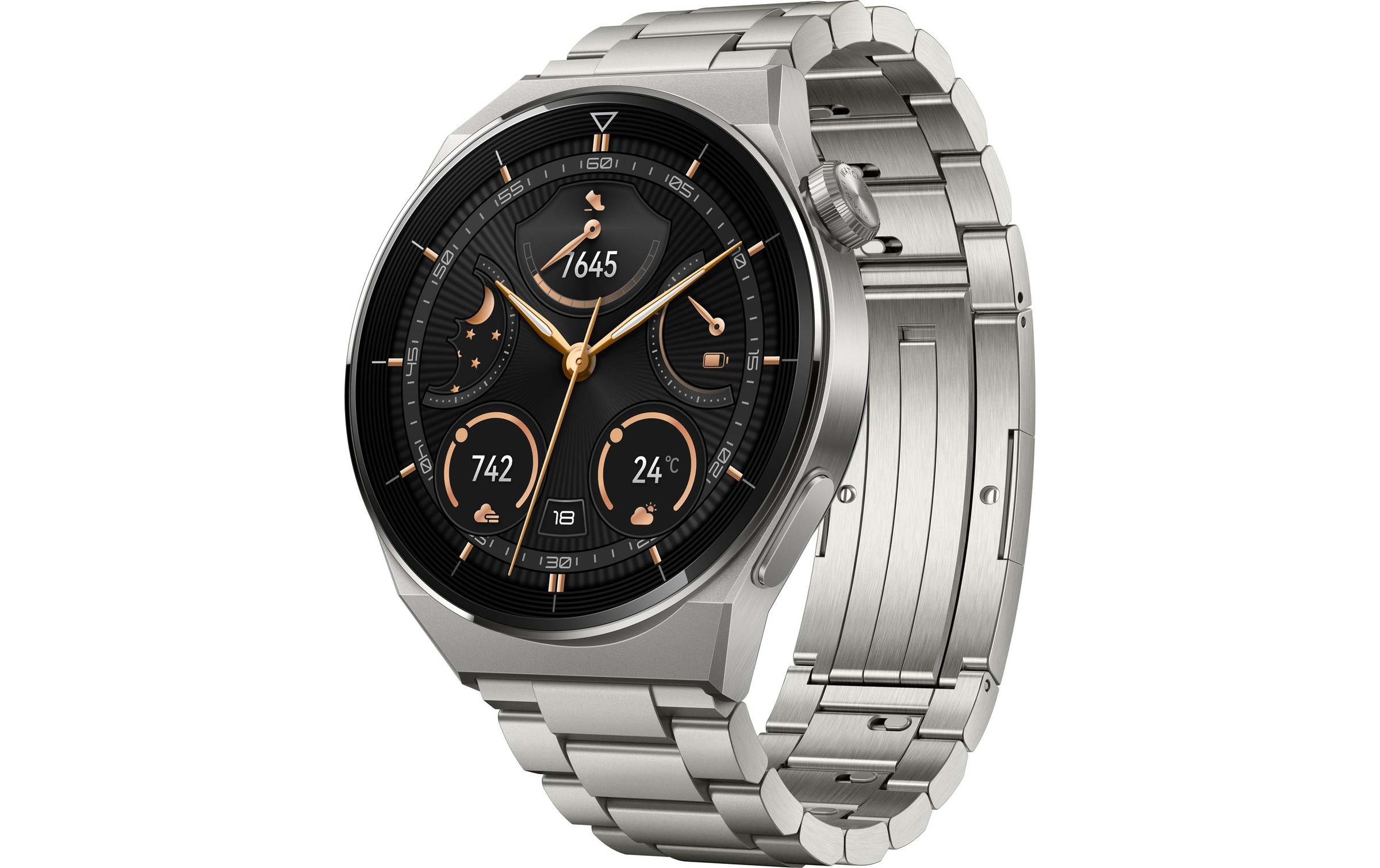 Image of Huawei Smartwatch »GT3 Pro 46 mm Titanium«, (Harmony OS) bei Ackermann Versand Schweiz
