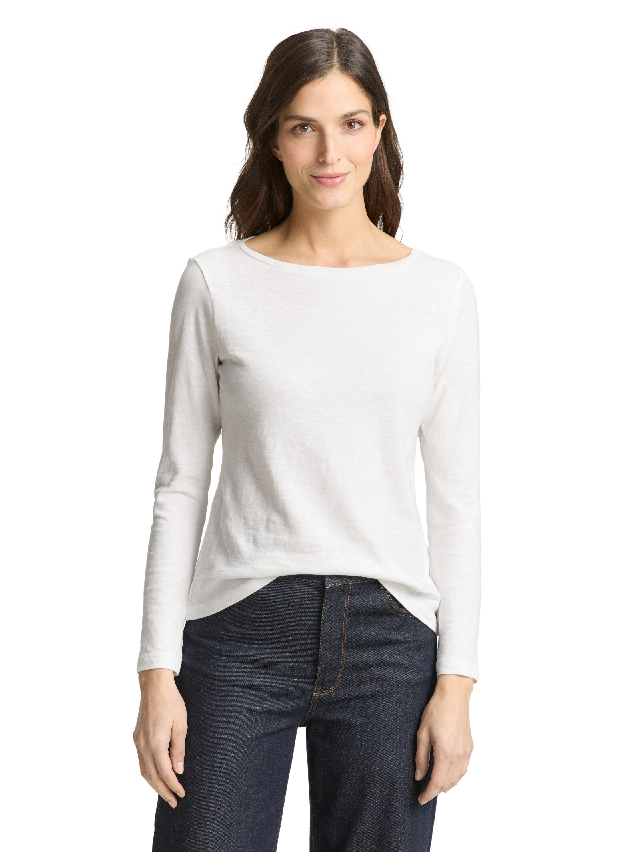 Image of TOM TAILOR Langarmshirt unifarben