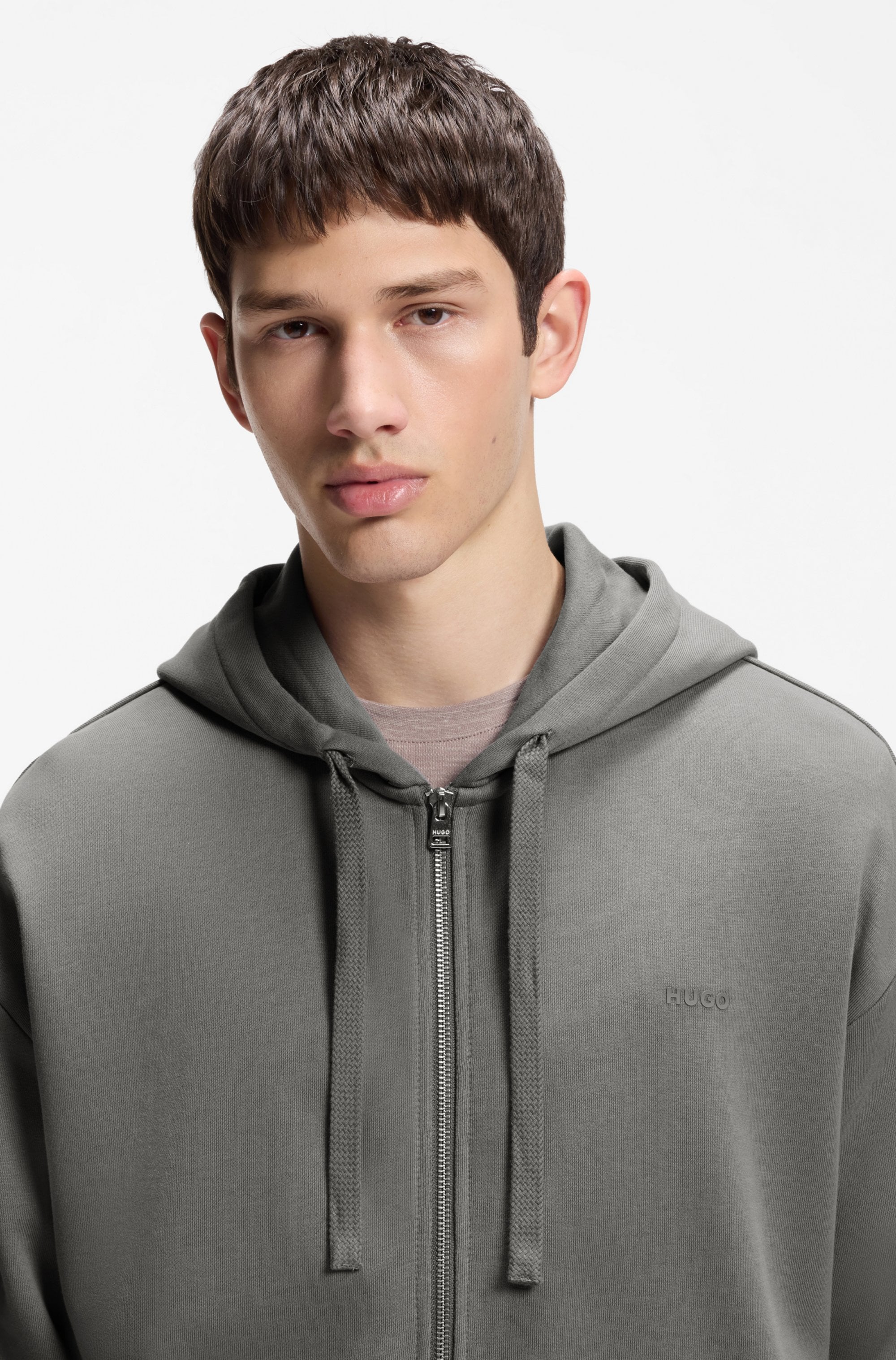 HUGO Sweat à capuche Relaxed Fit, Kapuze, Taschen