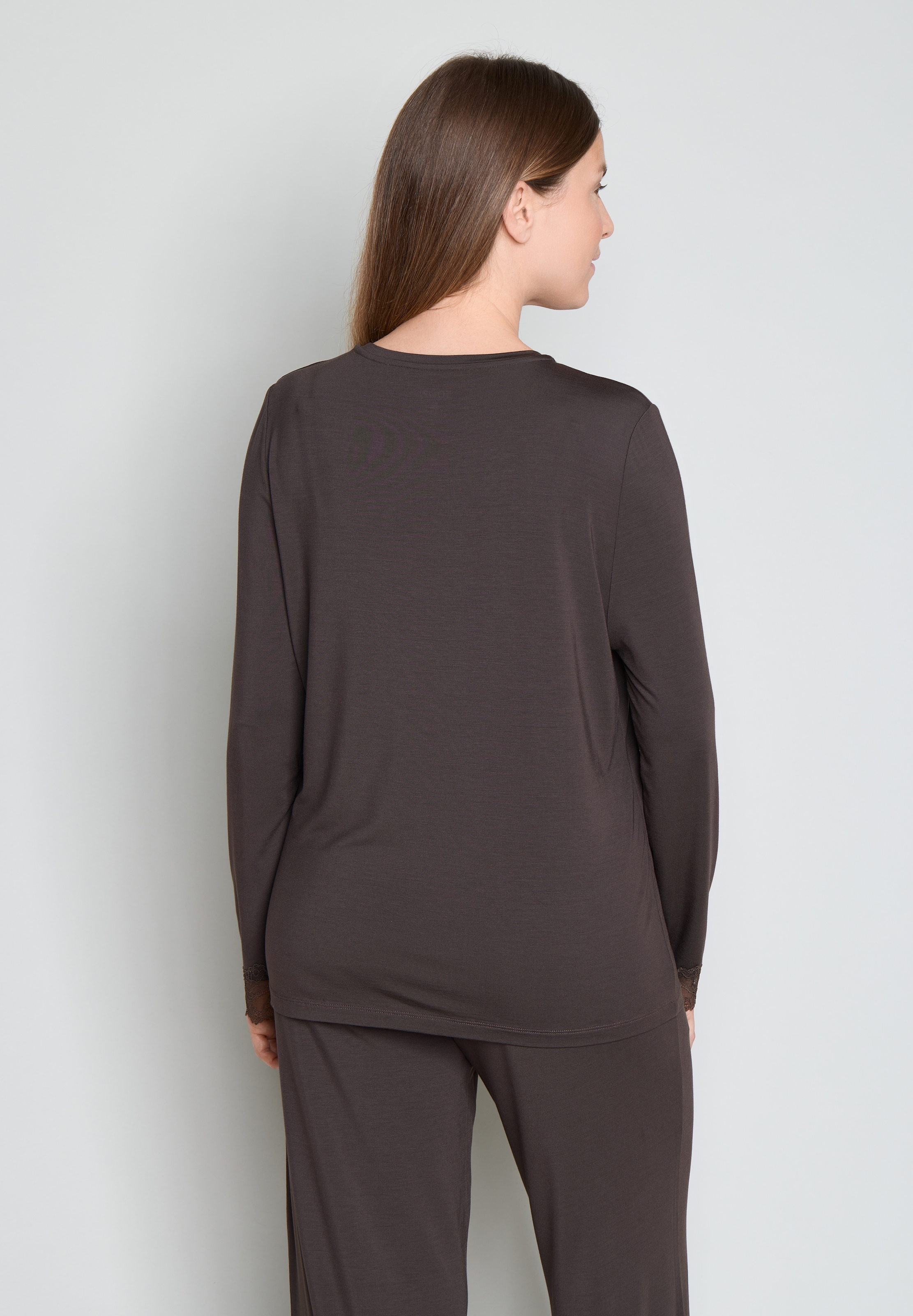 JOOP! Pyjamaoberteil mit Langarm, für Homewear und Sleepwear, aus Jersey, bequeme Passform