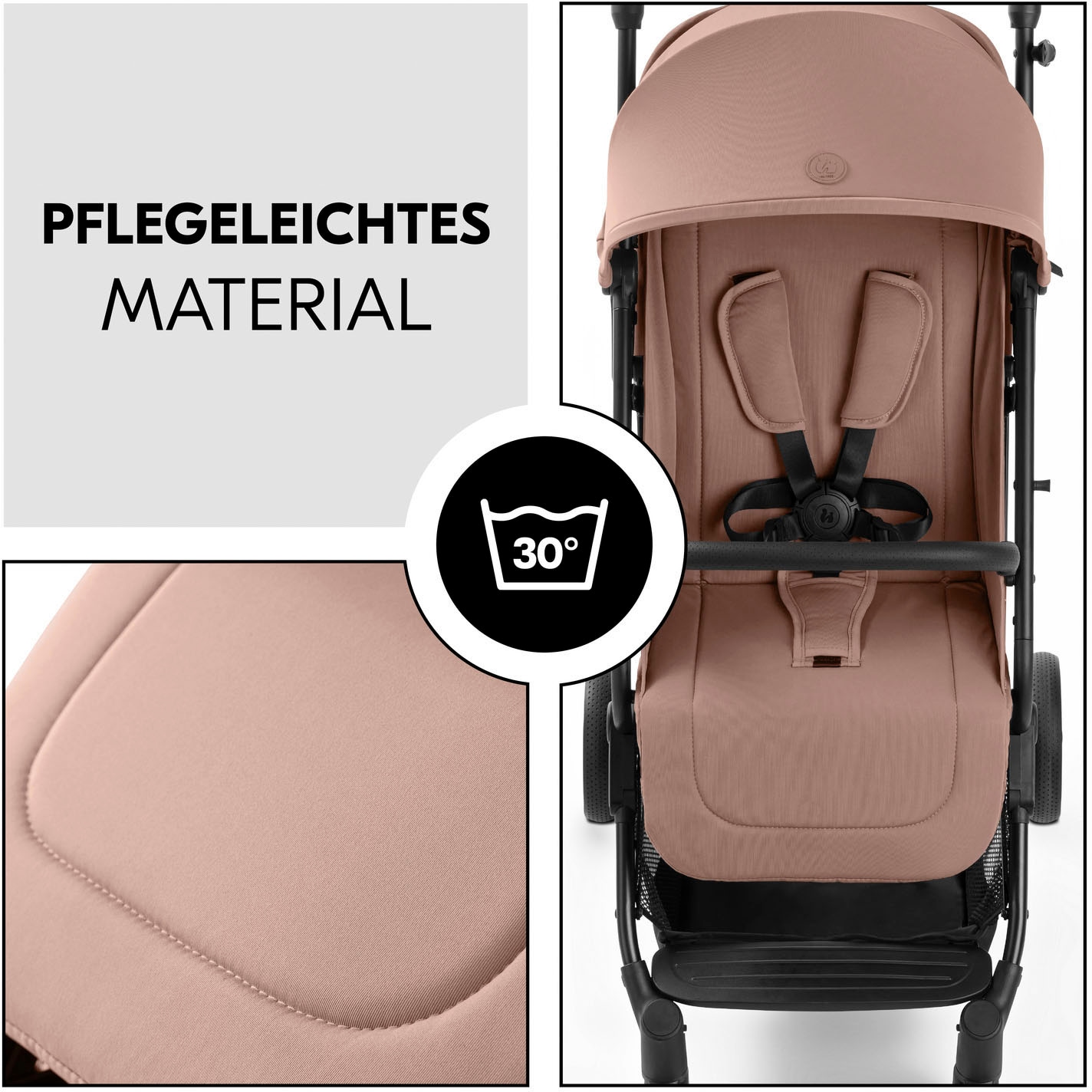 Hauck Poussette pour enfants »Travel N Care Plus Buggy, hazelnut« 22 kilos