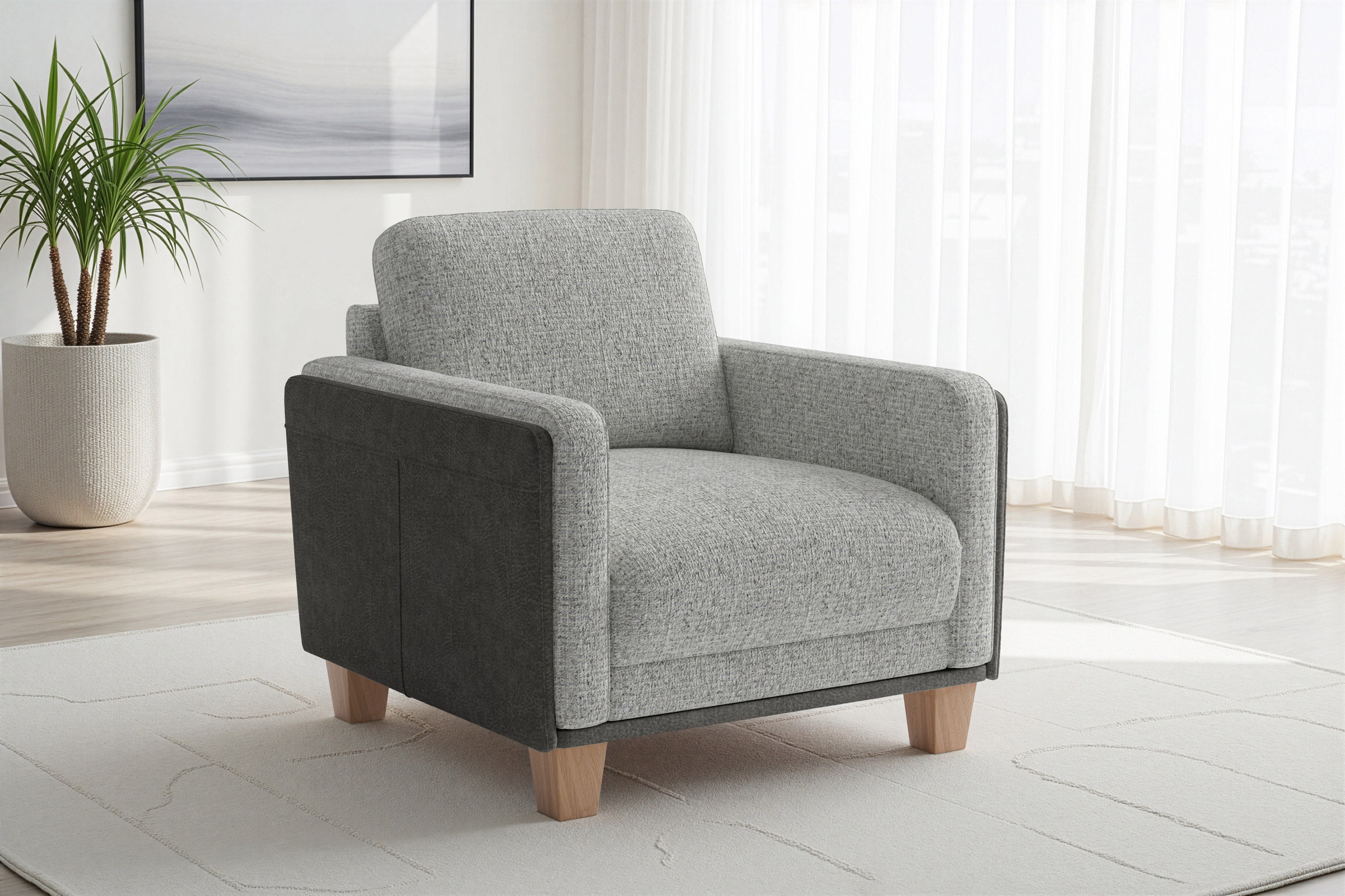 Image of sit&more Sessel "Concept" mit Rückenkissen