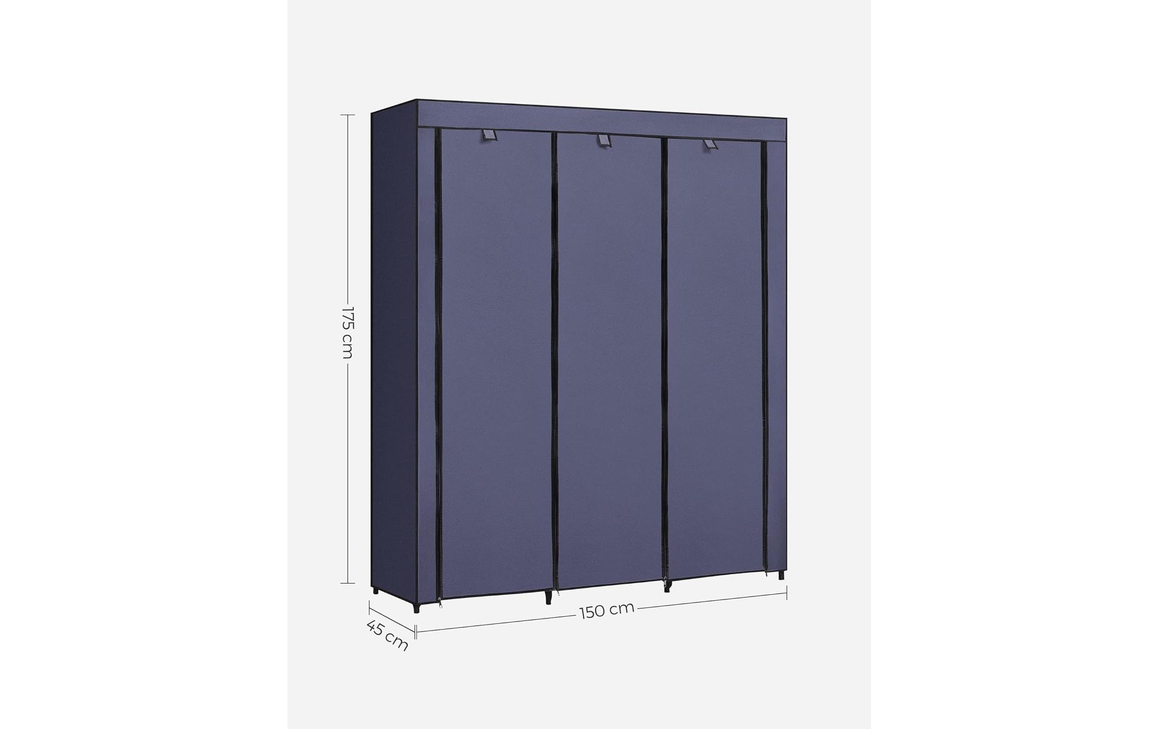 SONGMICS Armoire en tissu »mit 3 hochrollbaren Türen 150 x 175 cm«