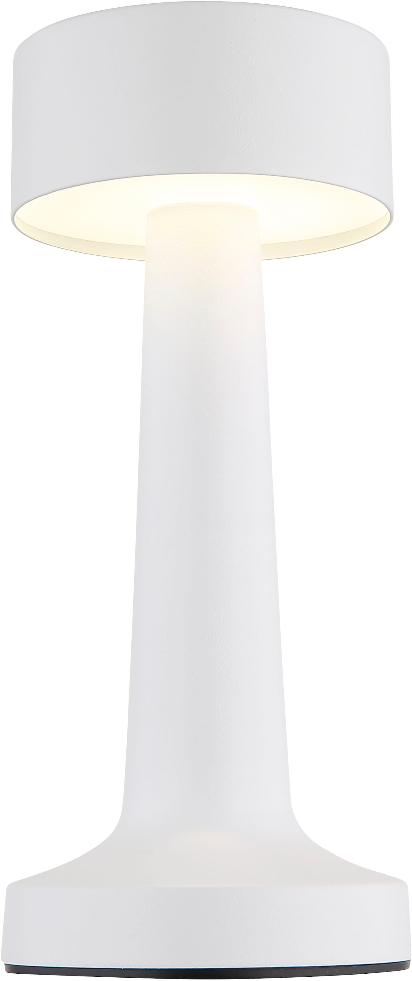 GLOBO LIGHTING Lampe de table LED »ANGELIKA - Akkutischleuchte« 1 cuis blanc chaud - blanc froid Design Tischleuchte, Akku, modern,  Akkulampe, CCT