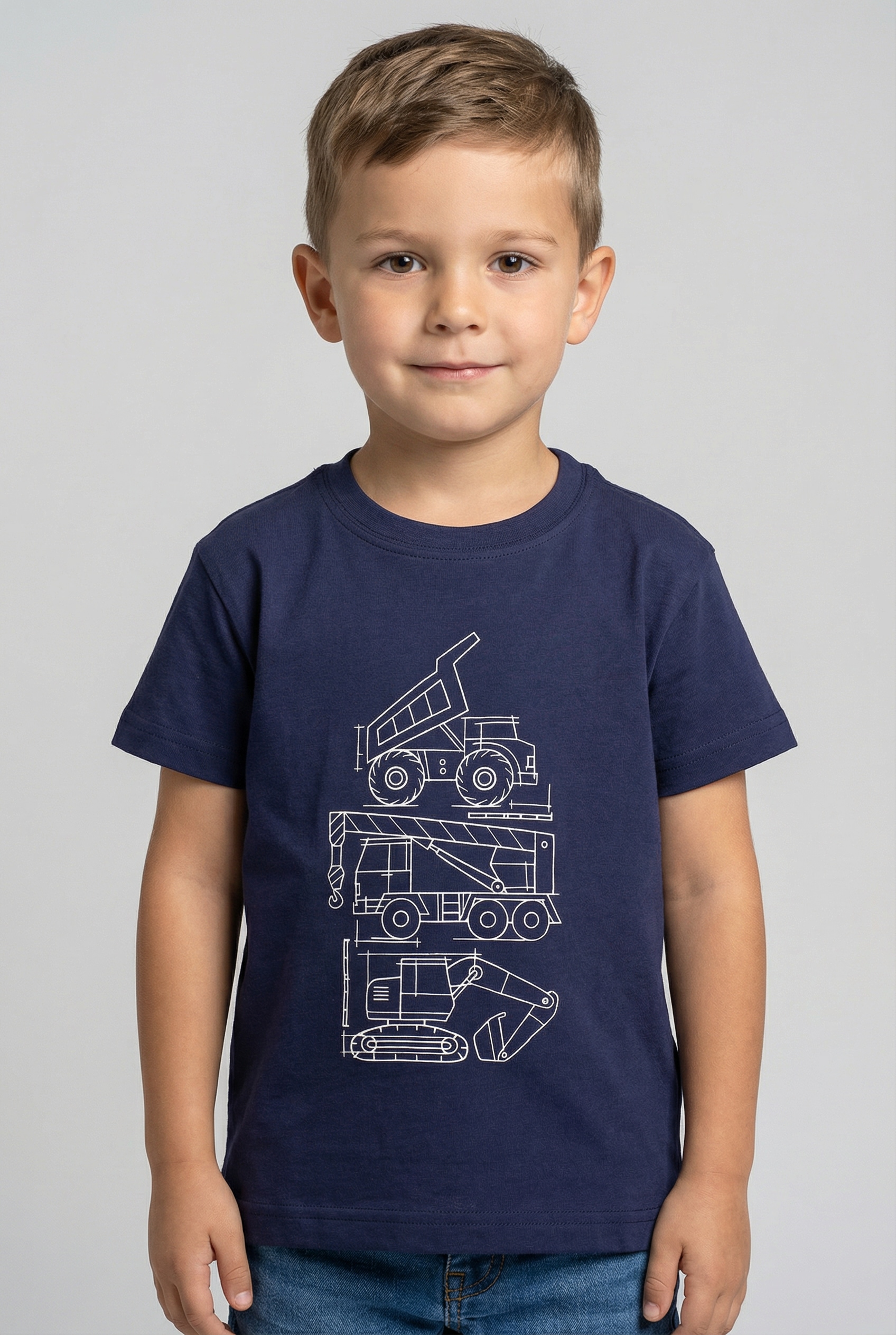 Blue Seven T-shirt Basic Passform, ohne Verschluss, unifarben oder mit Druck