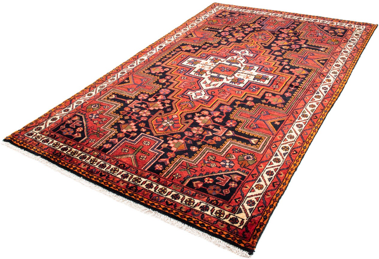 Image of morgenland Orientteppich »Perser - Nomadic - 235 x 145 cm - dunkelrot«, rechteckig, 10 mm Höhe, Wohnzimmer, Handgeknüpft, Einzelstück mit Zertifikat bei Ackermann Versand Schweiz