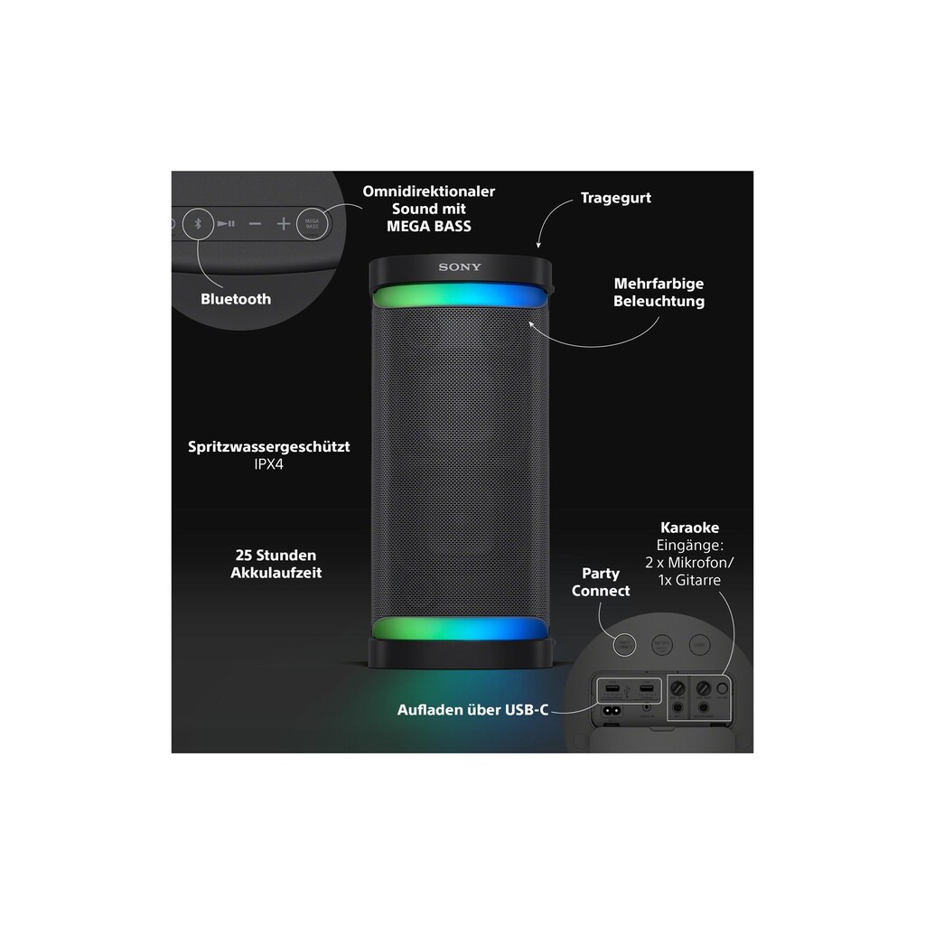 Sony Bluetooth-Speaker »Speaker SRS-XP700 X«