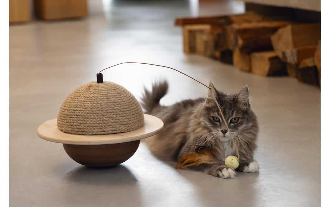 Designed By Lotte Tier-Beschäftigungsspielzeug »Holz/Jute 29,5 x 29,5 x 20 cm«