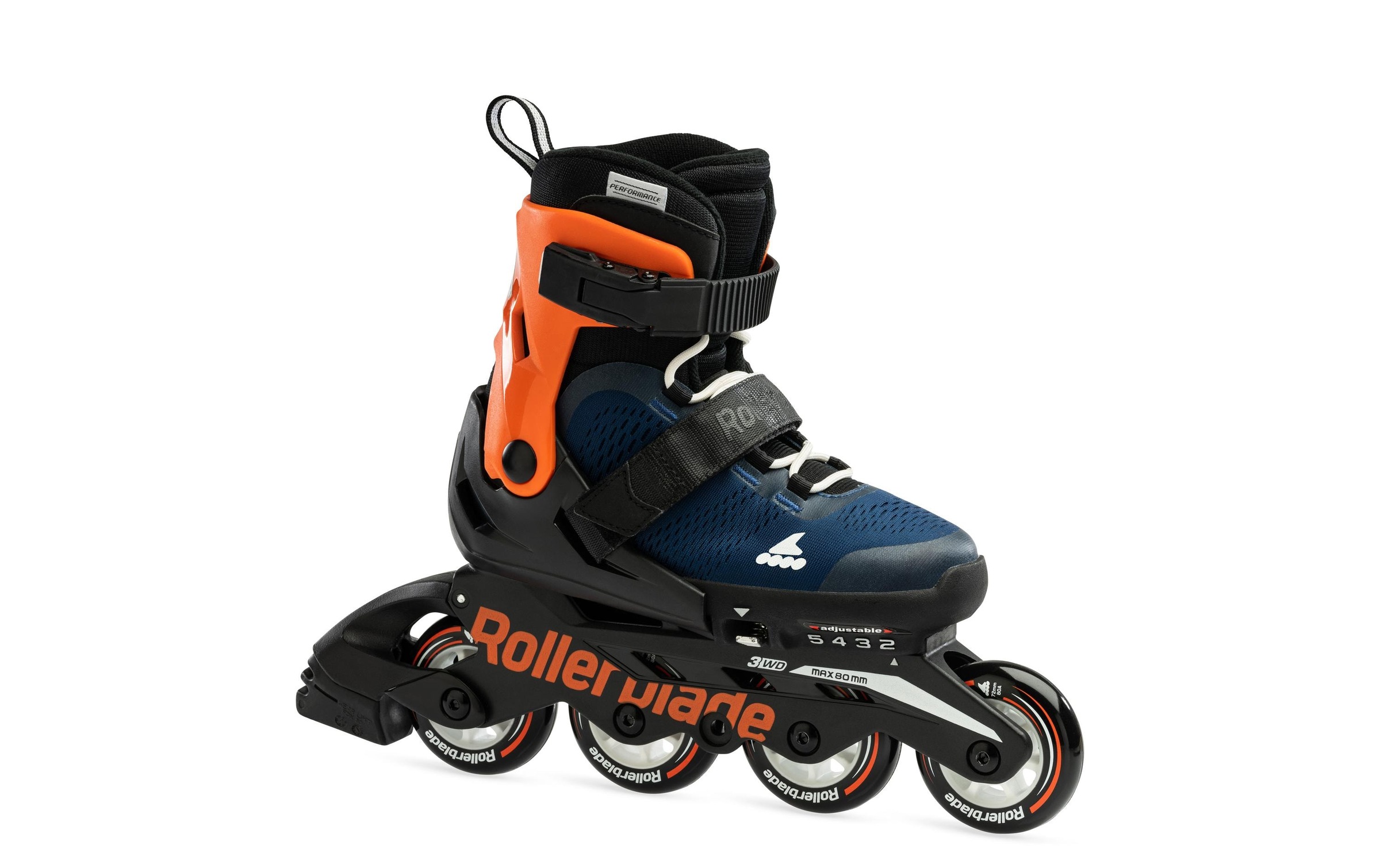  Inlineskates »Microblade 175 Midnight Blue/Warm Orange«