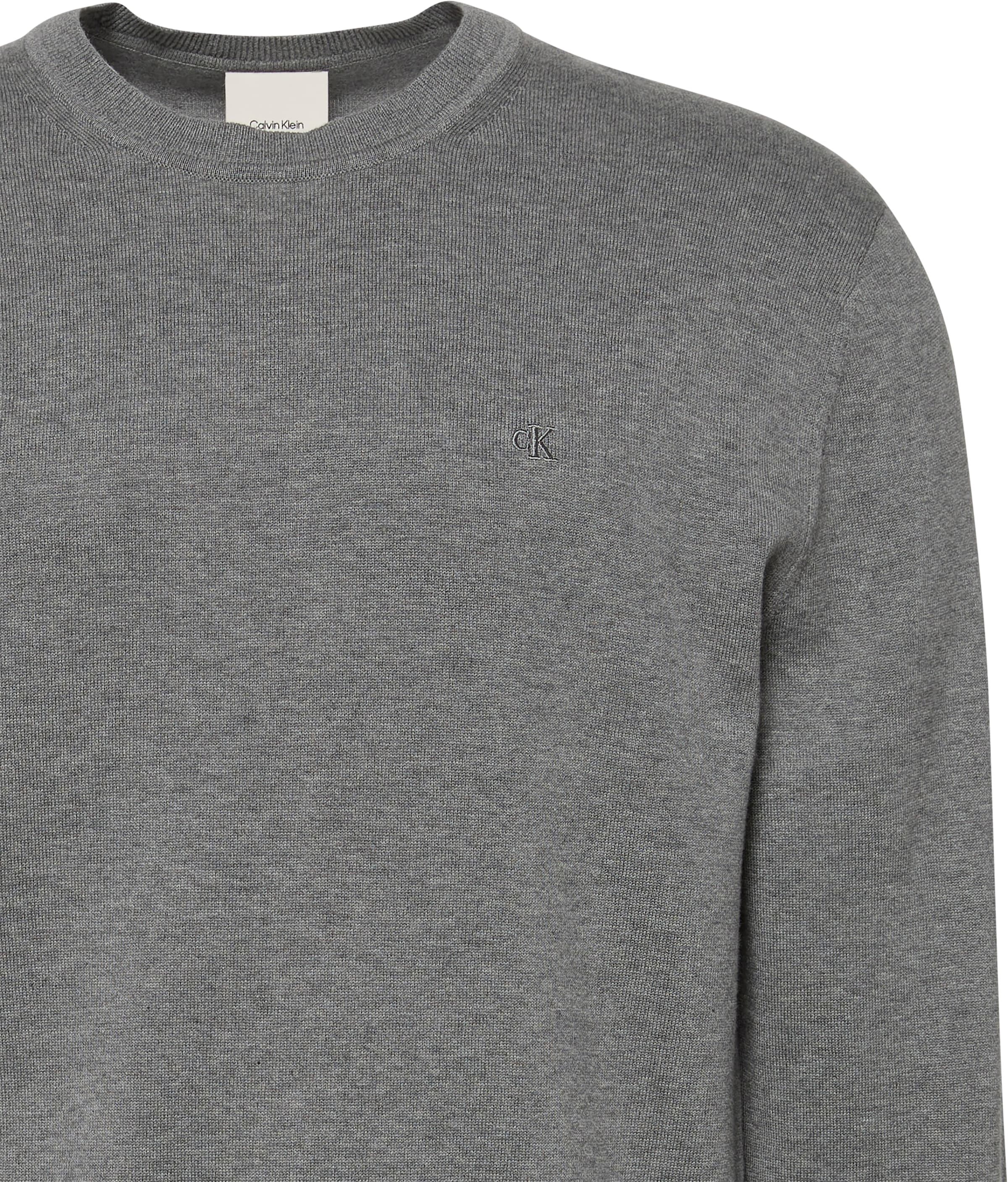 Calvin Klein Strickpullover »LS SUPIMA COTTON CREW 14GG«, Mit Rundhalsausschnitt