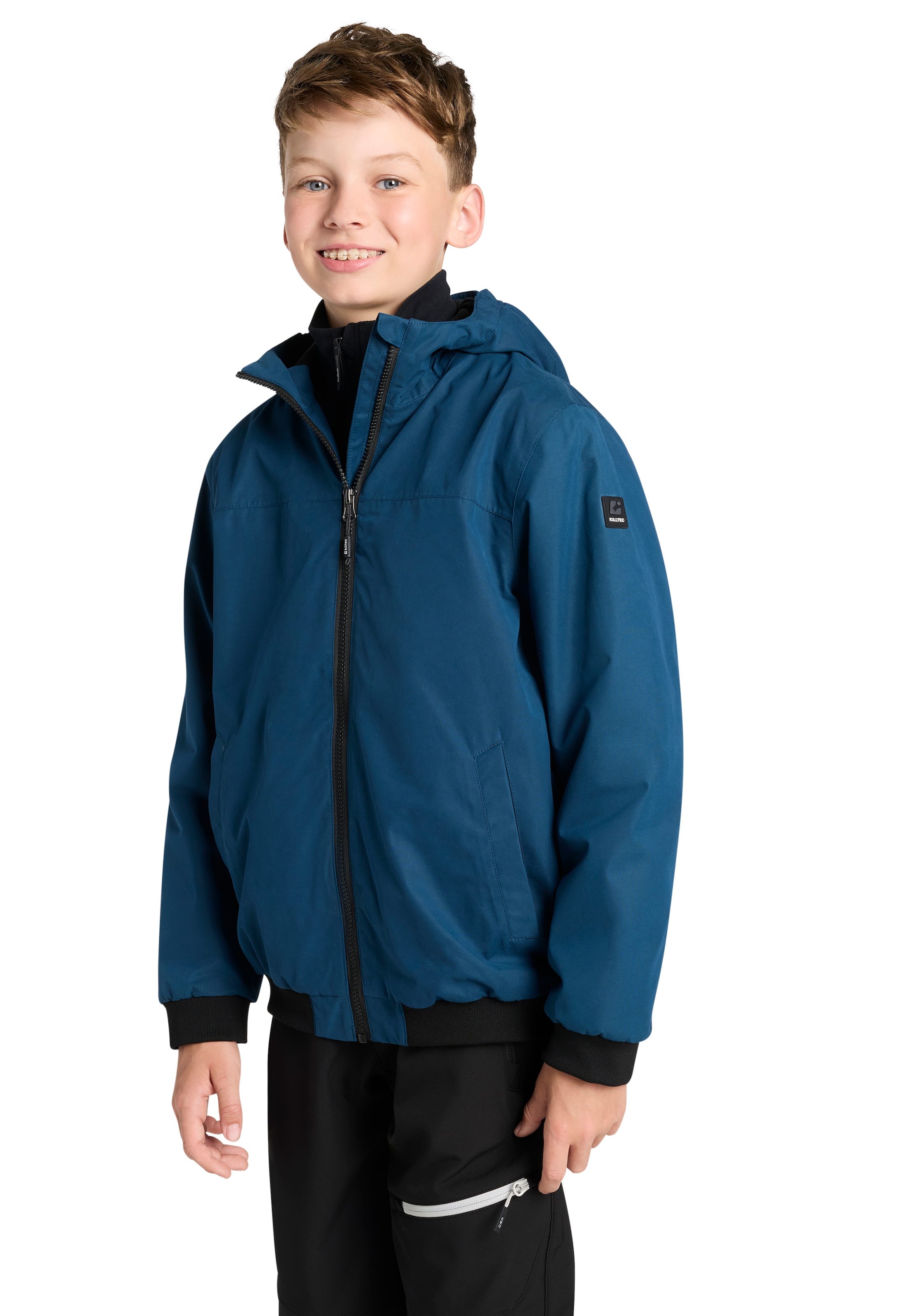 Image of Killtec Regenjacke "KOS 153 BYS JCKT OT" wasserabweisend, winddicht, mit wärmendem Futter, Übergangsjacke