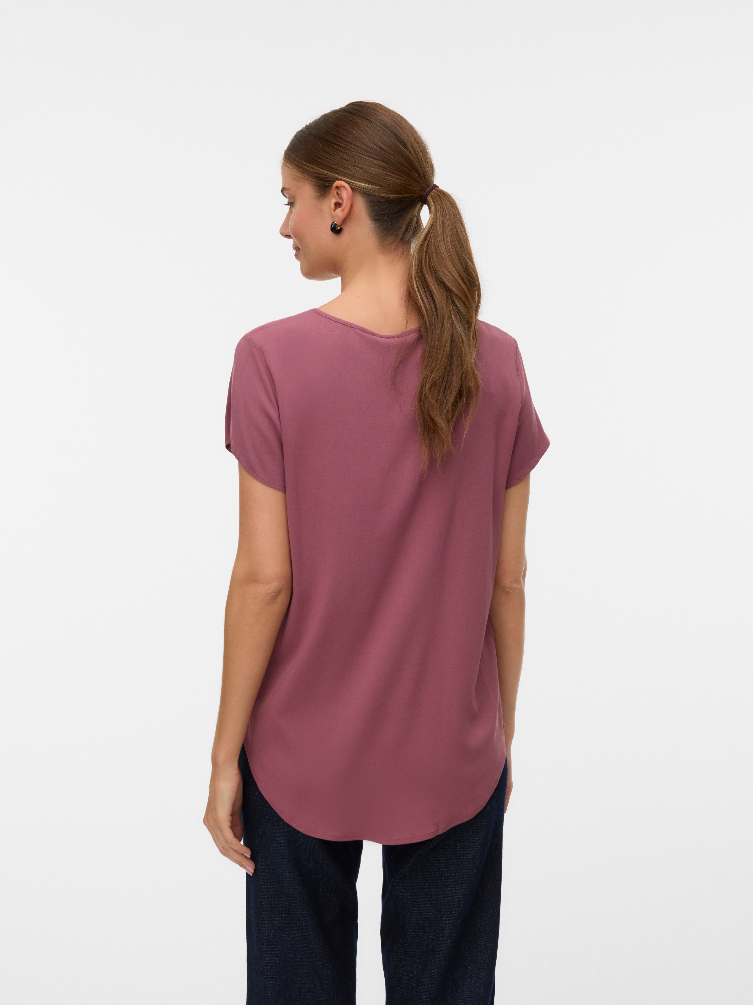 Vero Moda Blusenshirt »VMBELLA SS TOP WVN GA NOOS«