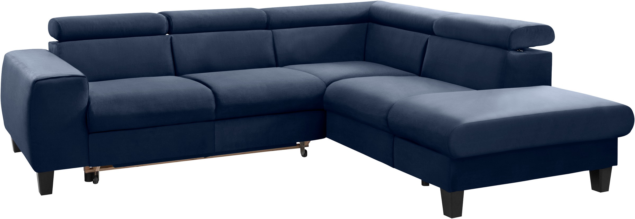 COTTA Ecksofa »Morven L-Form mit Kopfteilverstellung«, wahlweise mit Bettfunktion, Bettkasten & Wireless-Charger
