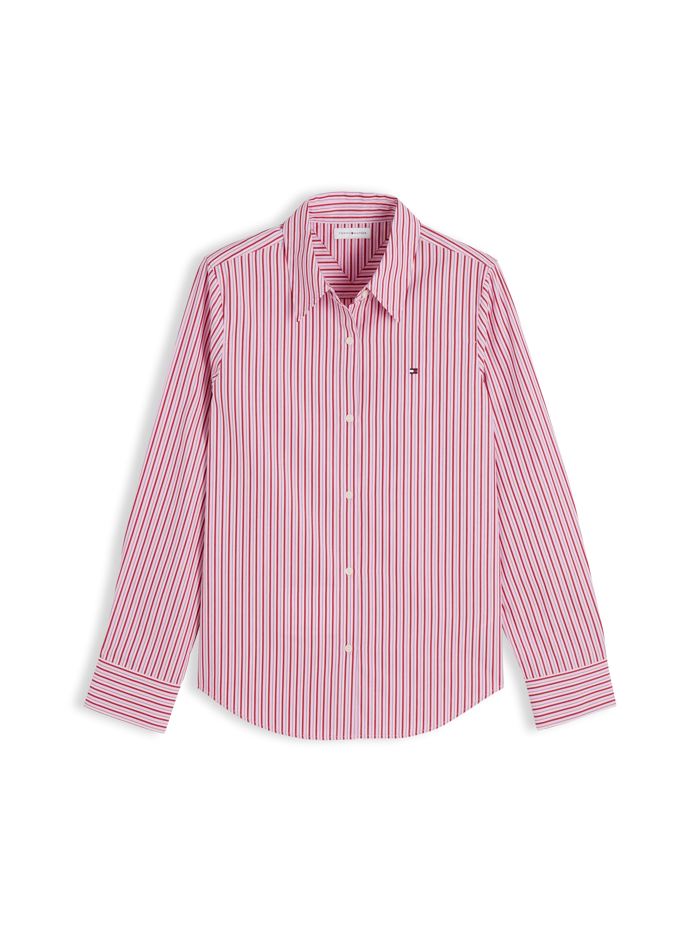 Tommy Hilfiger Hemdbluse »SUMMER POPLIN REGULAR SHIRT« Baumwolle, regular fit, auch in grossen Grössen