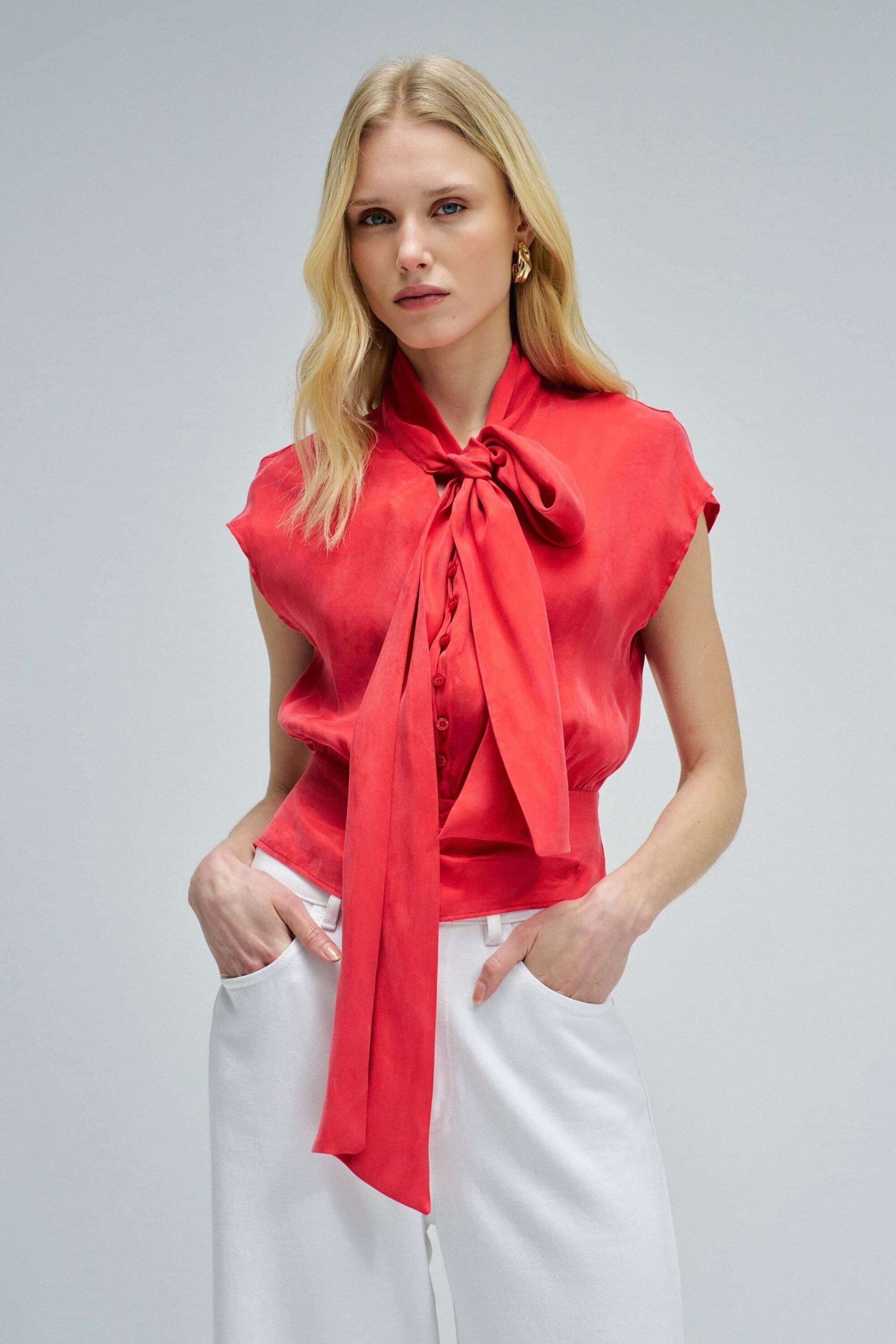 Salsa Kurzarmbluse »Salsa Jeans Kurzarmbluse Corset Blouse Style«