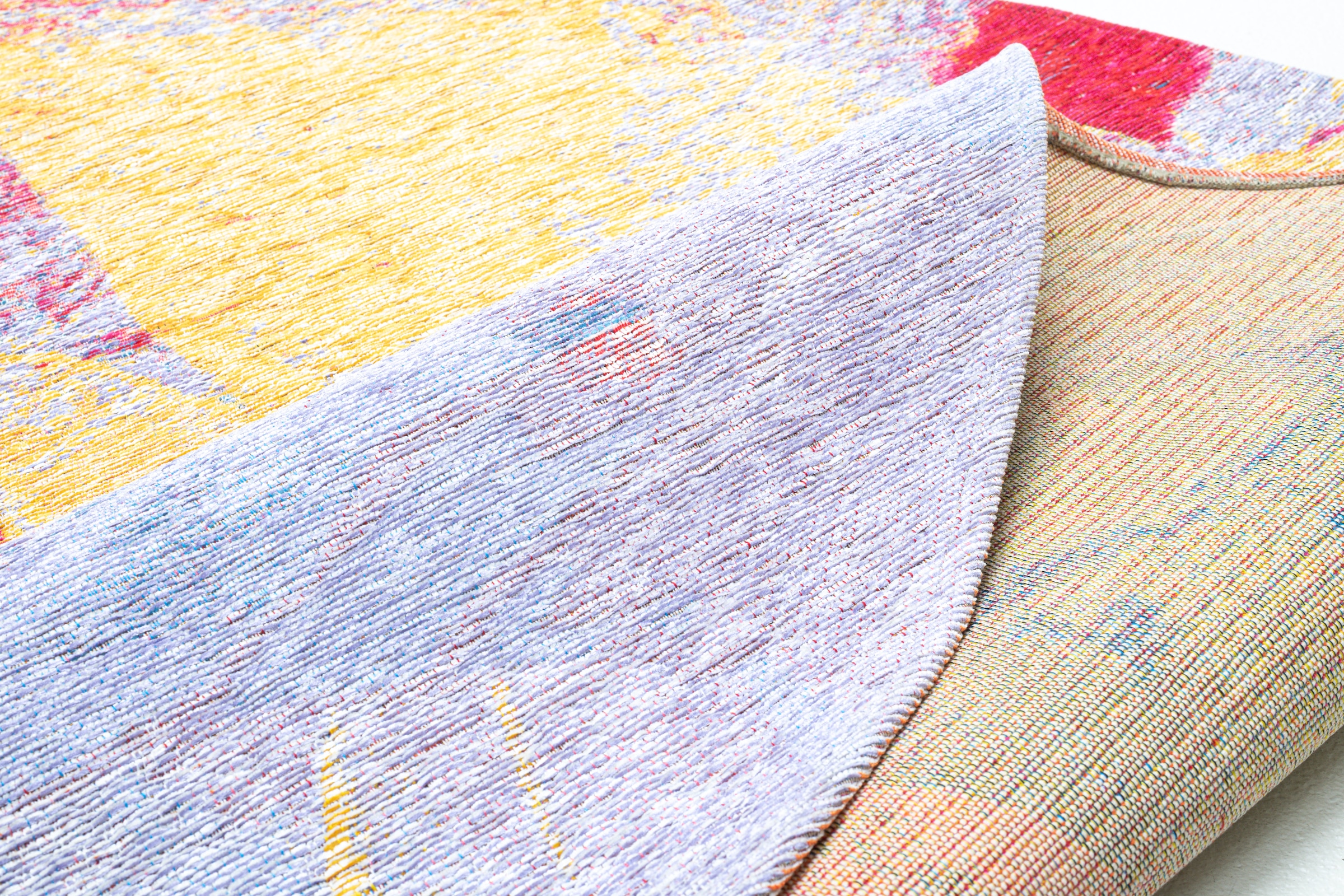 Sansibar Teppich »Keitum 013« rund 3 mm Höhe Flachgewebe, modernes Design