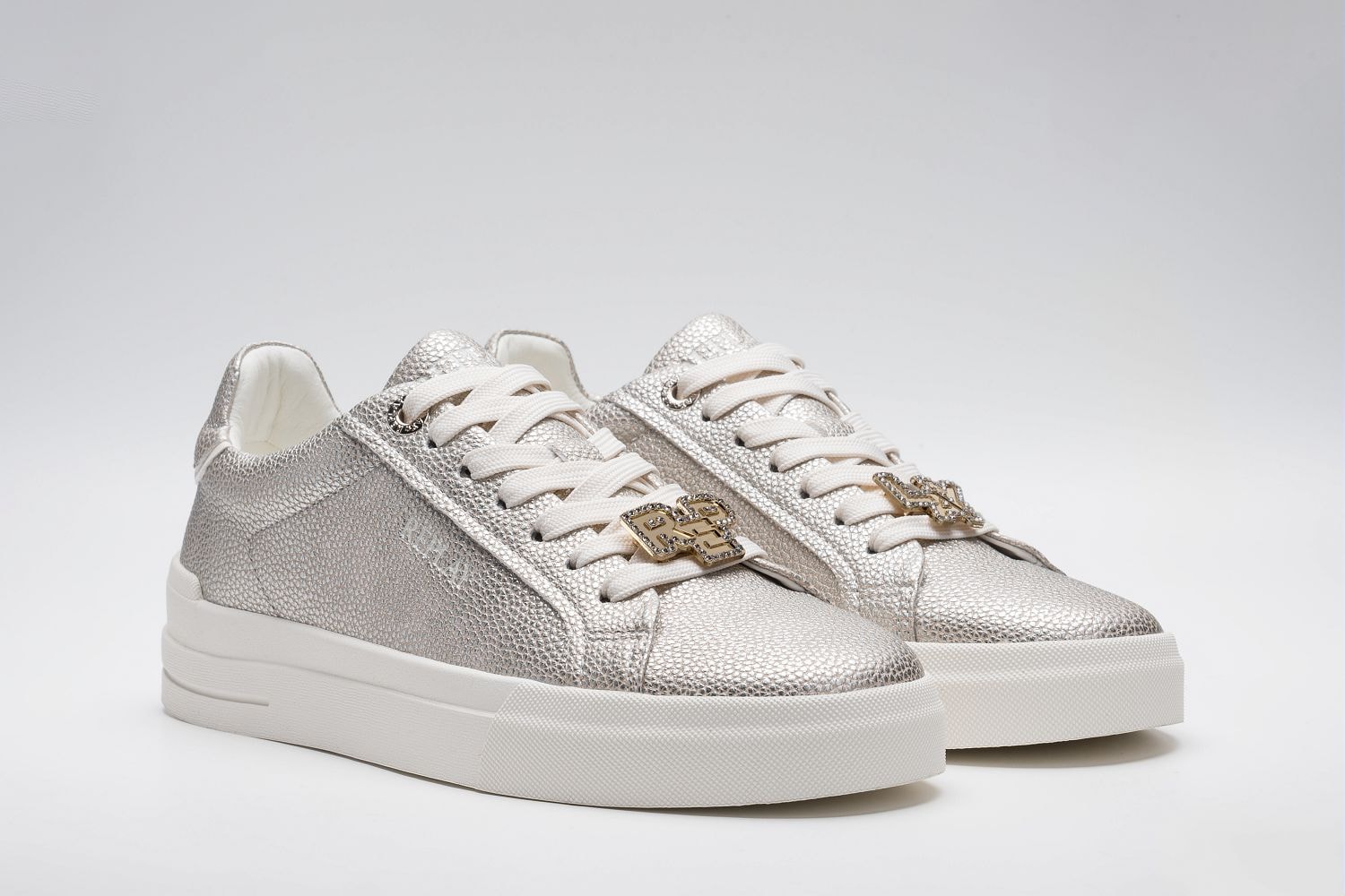 Image of Replay Plateausneaker Schnürschuh, Halbschuh, Freizeitsneaker in Metallic-Optik