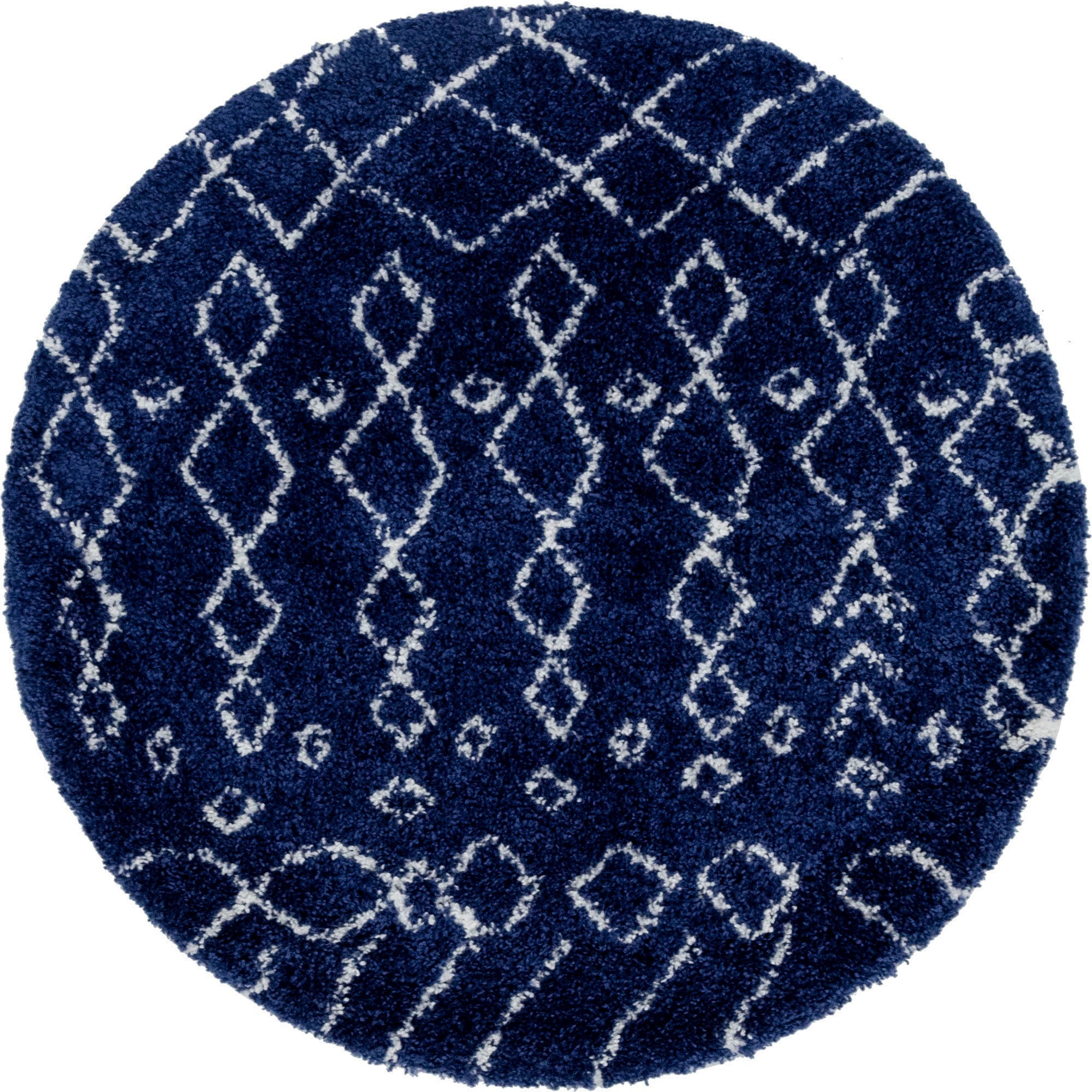 Myflair Möbel & Accessoires Hochflor-Teppich »Temara Shag, LAGERRÄUMUNG!« rund 51 mm Höhe gewebt, Scandi Design, ideal im Wohnzimmer & Schlafzimmer