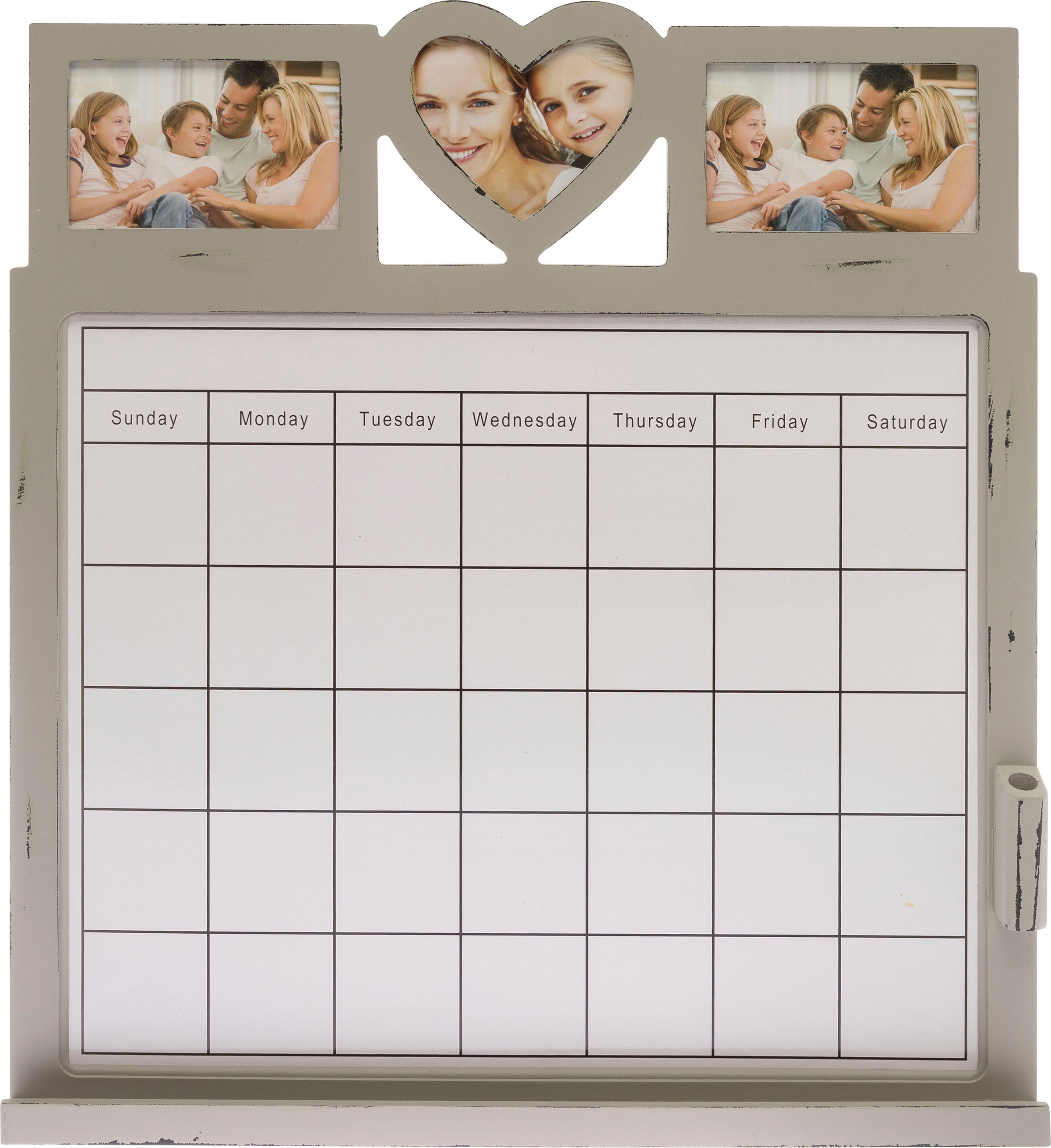 Image of Myflair Möbel & Accessoires Wochenplan »Aada, grau«, mit 3er Fotorahmen bei Ackermann Versand Schweiz