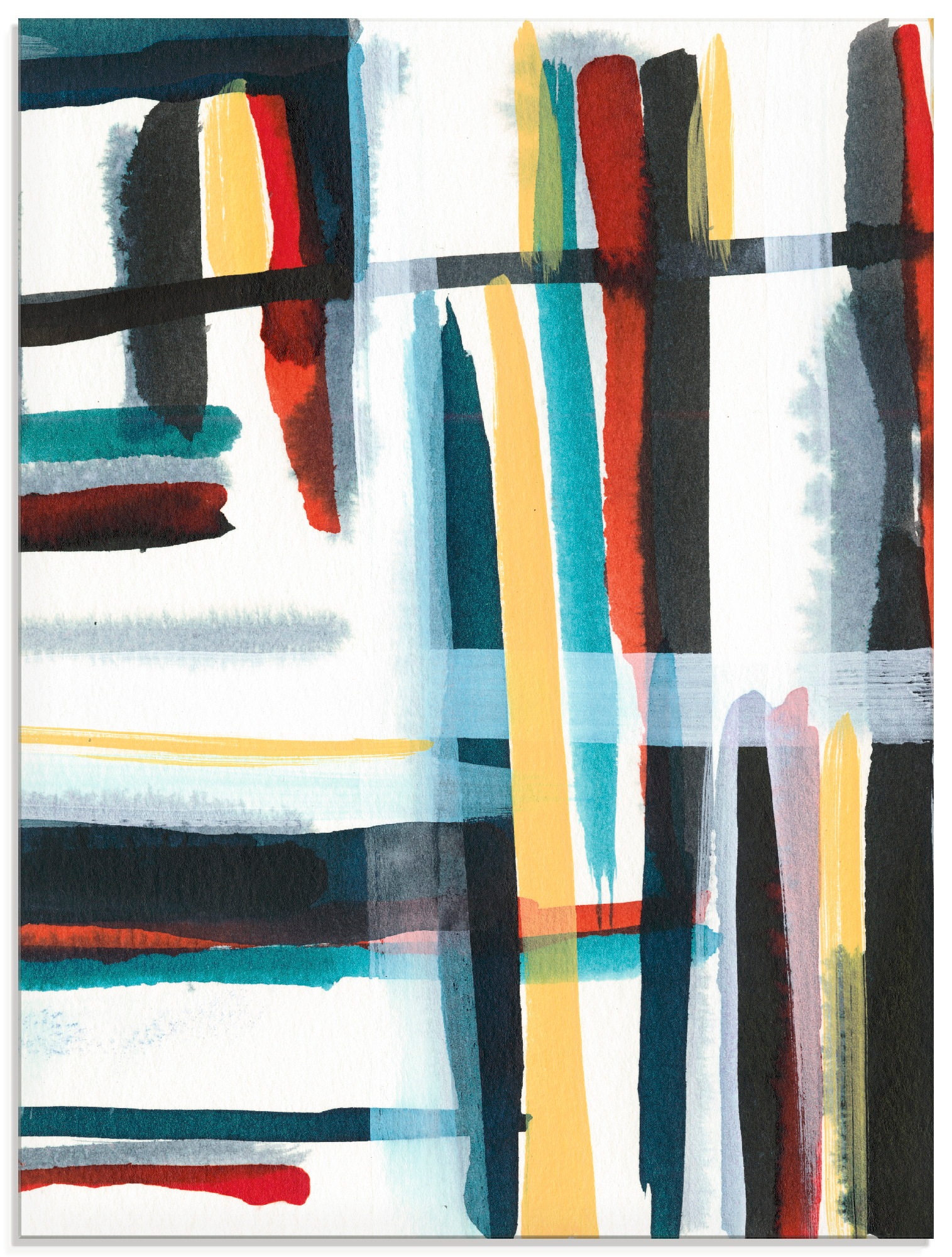 Image of Artland Glasbild »Bücherregal I«, Muster, (1 St.) bei Ackermann Versand Schweiz