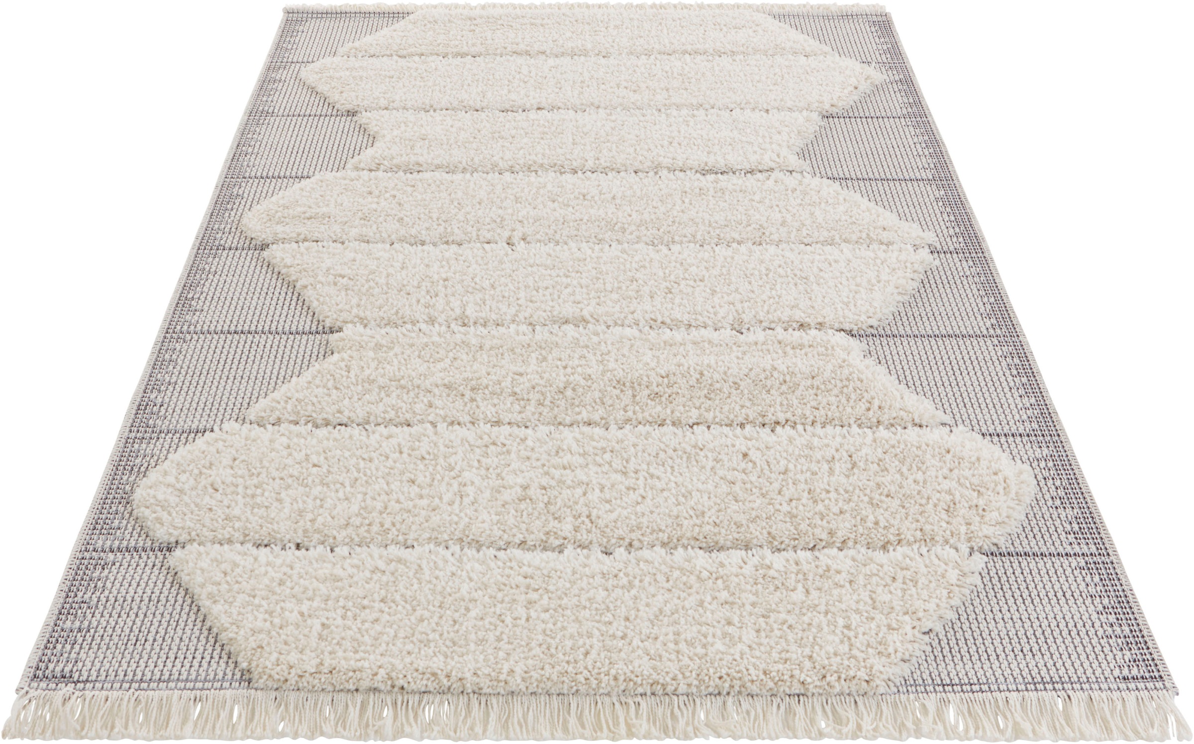 Image of MINT RUGS Hochflor-Teppich »Hutu«, rechteckig, 35 mm Höhe, Sisal-Optik, Hoch-Tief Struktur, Wohnzimmer, Schafzimmer, Arbeitszimmer, Robust, Pflegeleicht bei Ackermann Versand Schweiz
