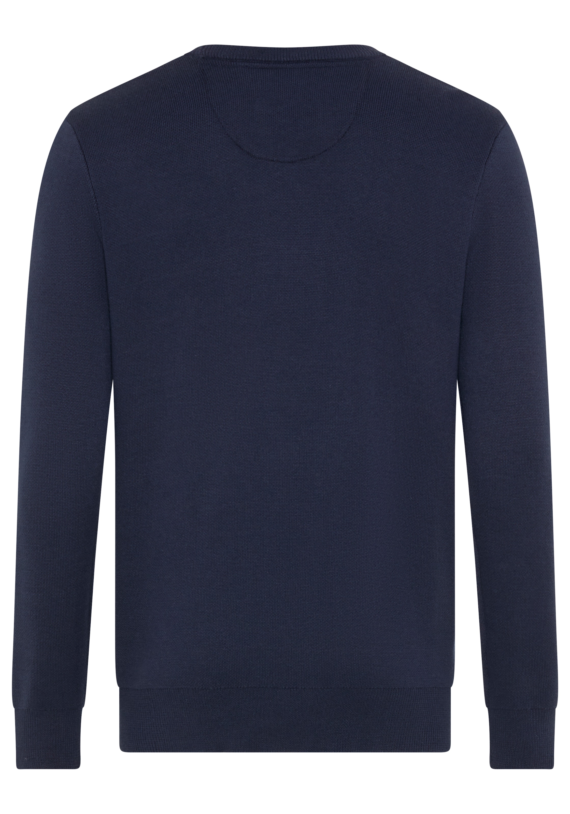 DELMAO Pull à col rond »Trendiger Style !« maille fine avec motif losanges, idéal pour la mi-saison