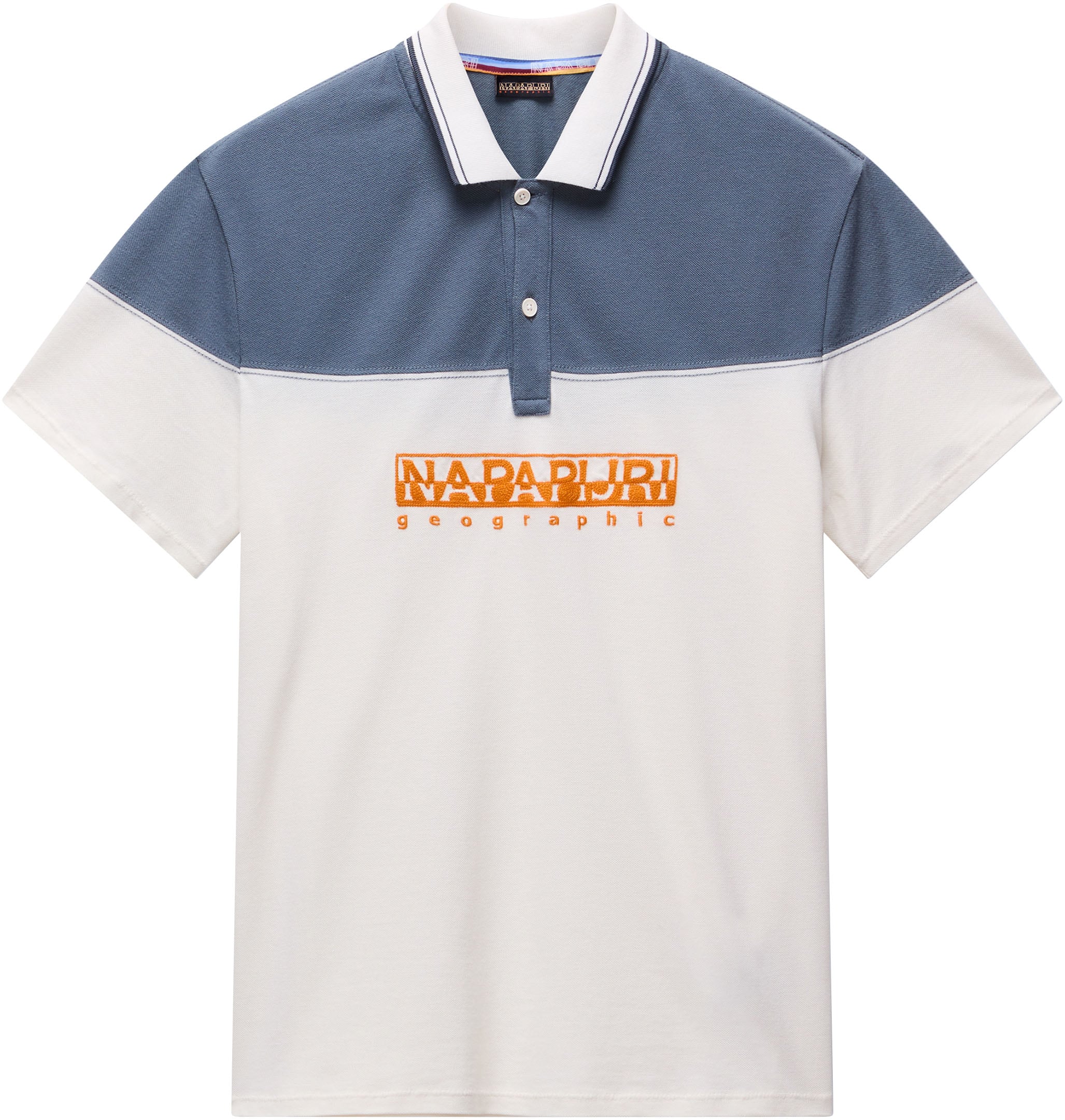 Image of Napapijri Poloshirt "E-SATURNIA SS" Mit aufgesticktem Markenlogo auf der Brust