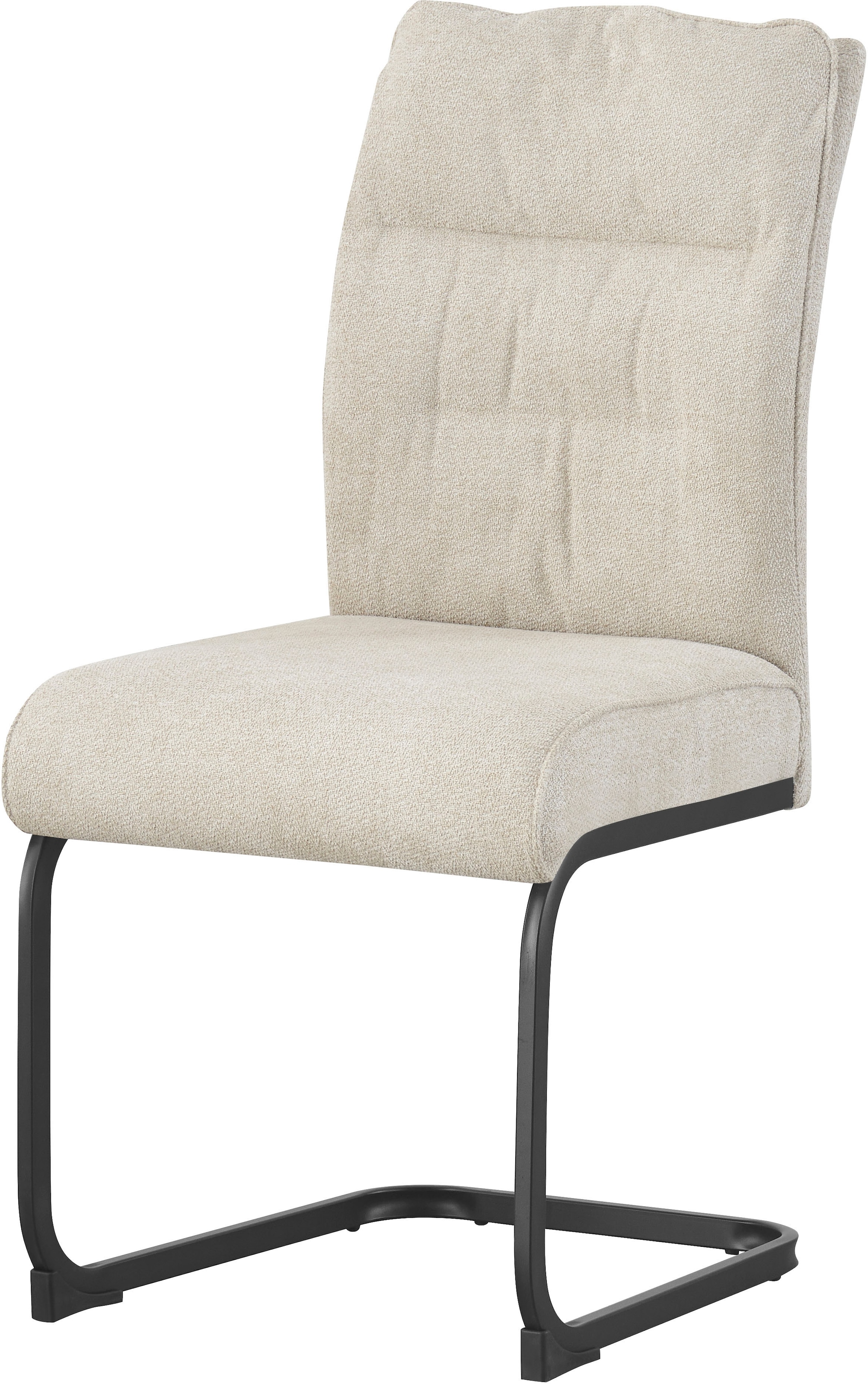 Home affaire Chaise de salle à manger »BARRIE, 2er Set, mit Metallgestell in matt schwarz« (Ensemble) 2 cuisen différentes couleurs, charge maximale par chaise 120 kg