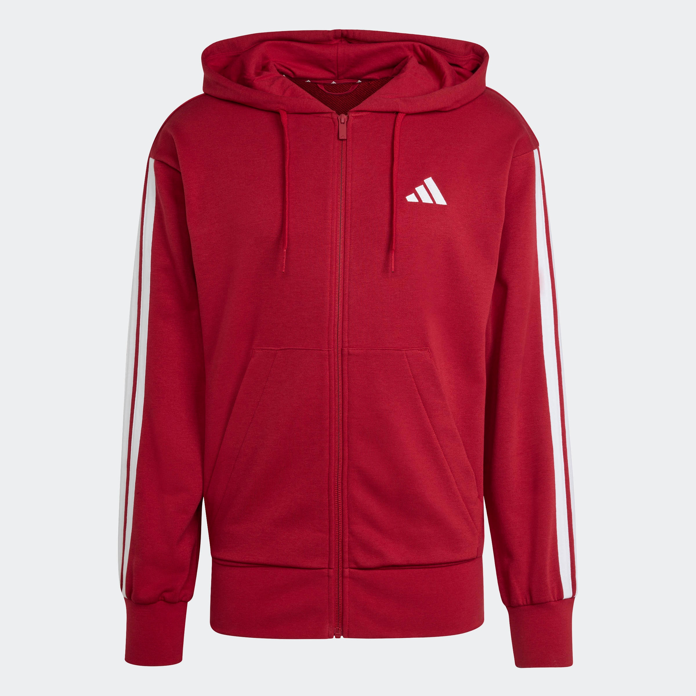 adidas Sportswear Kapuzensweatshirt »ESSENTIALS 3-STREIFEN FRENCH TERRY«
