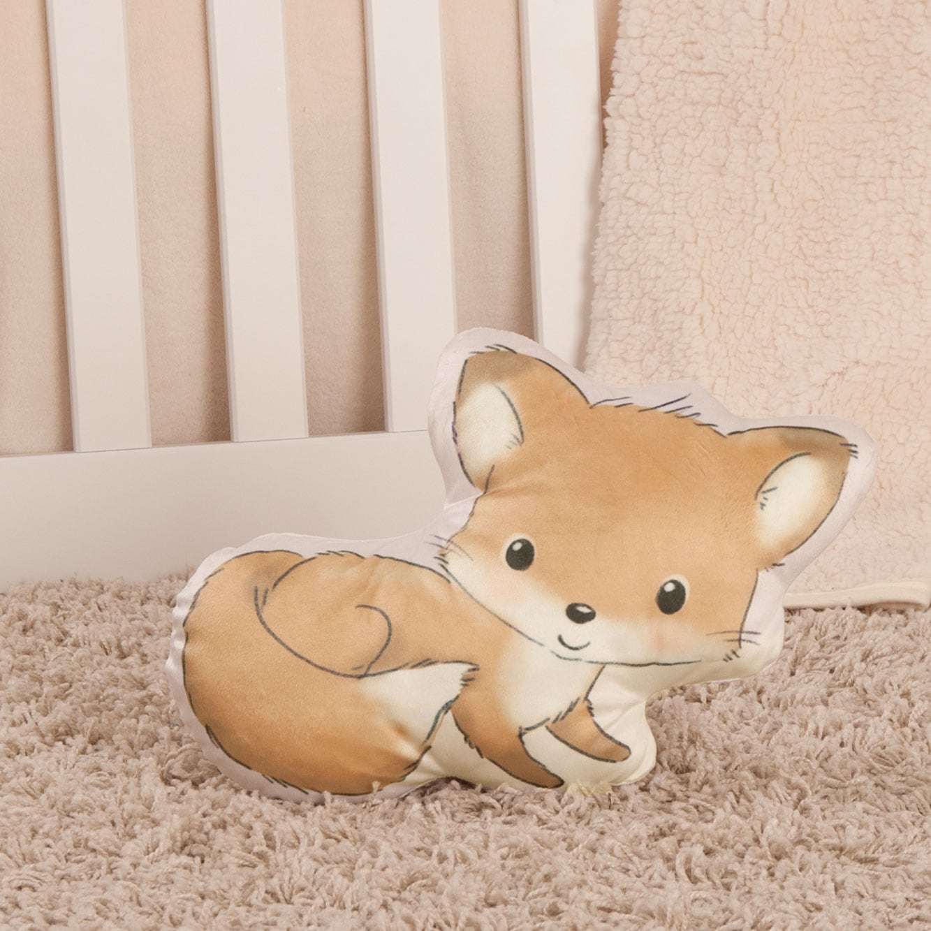 Image of Baby Best Dekokissen "BabyBest Fuchs" hochfarbig bedruckt