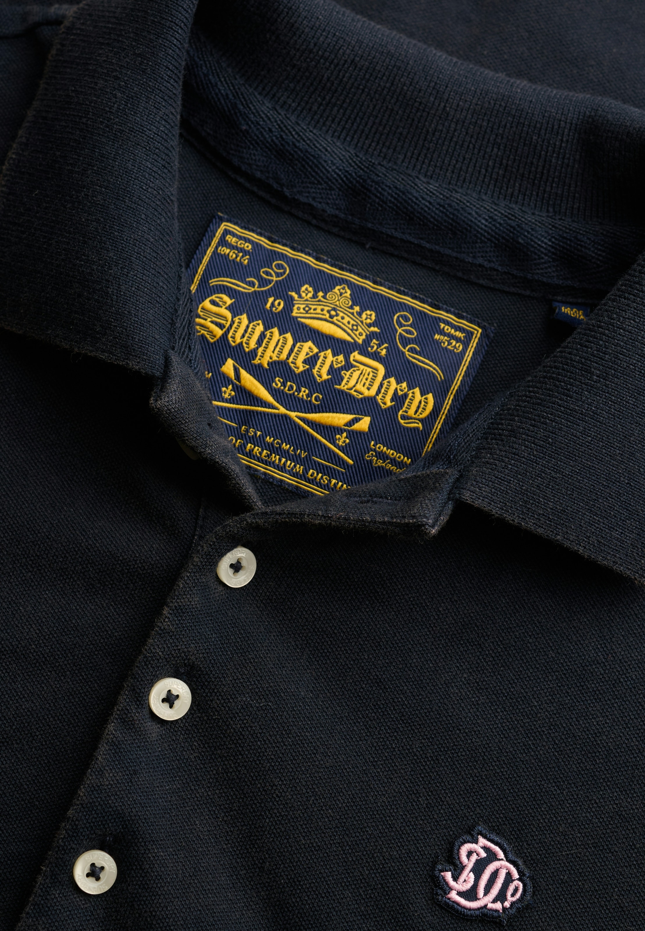 Superdry Poloshirt »HERITAGE SLIM FIT POLO« mit klassischem Polokragen, aus Baumwollmischung, in Single Jersey