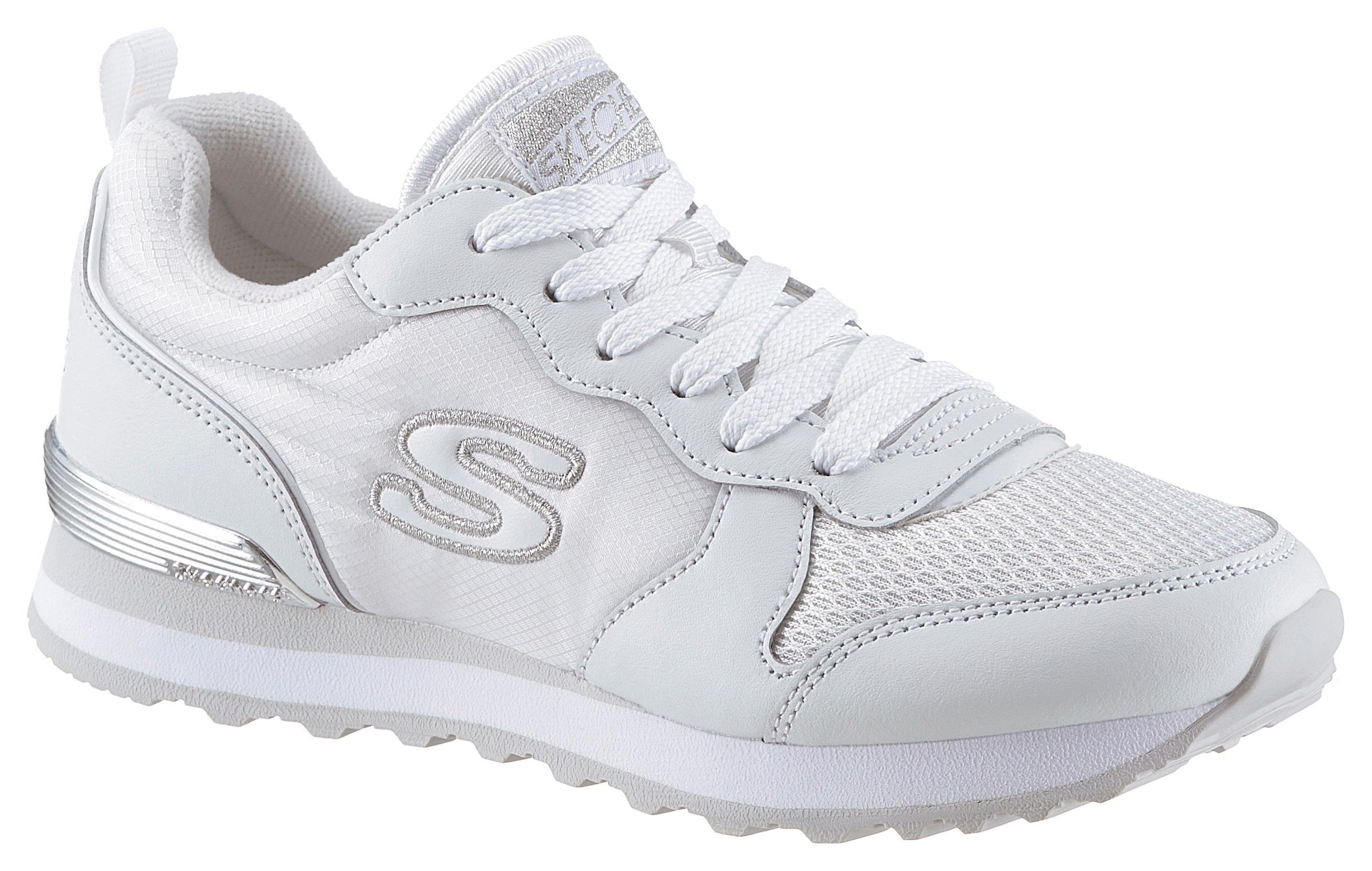Skechers Sneaker »Goldfarben´n Gurl«, mit Metallic-Details, Freizeitschuh, Halbschuh, Schnürschuh-Skechers 1