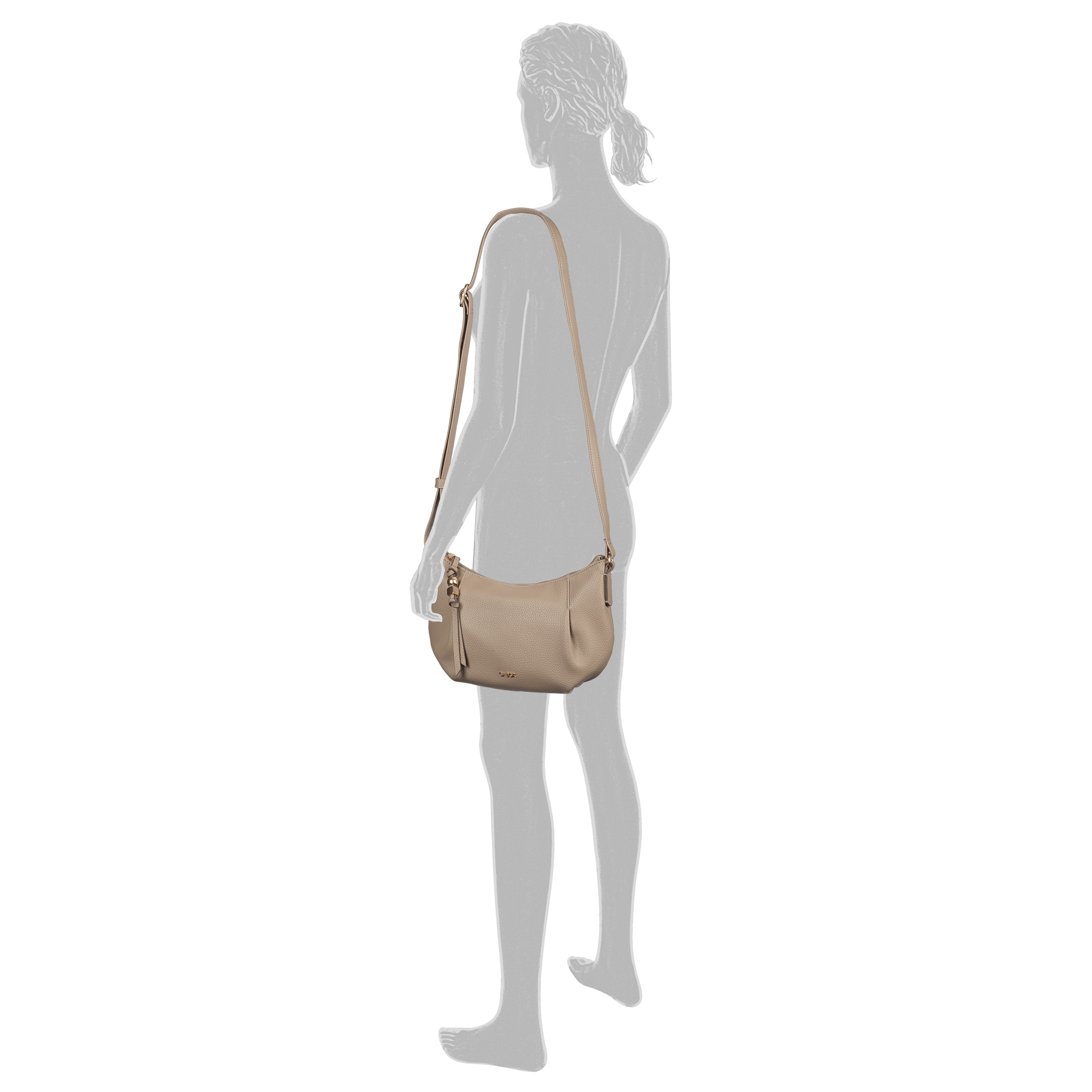 Gabor Sac à bandoulière »Sedine« Sac à bandoulière pour femme avec application du logo