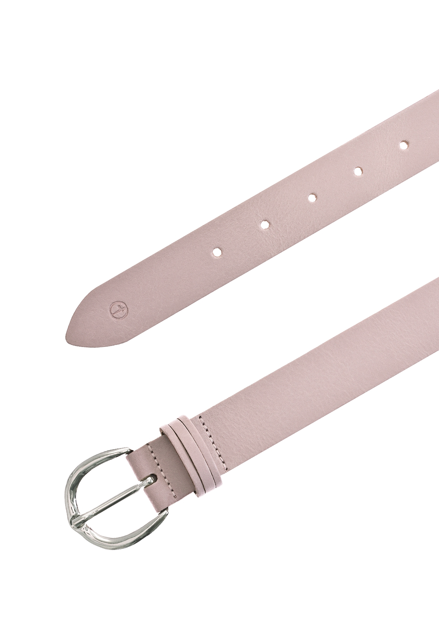 Tamaris Ceinture en cuir mit glänzender silberfarbener Schliesse