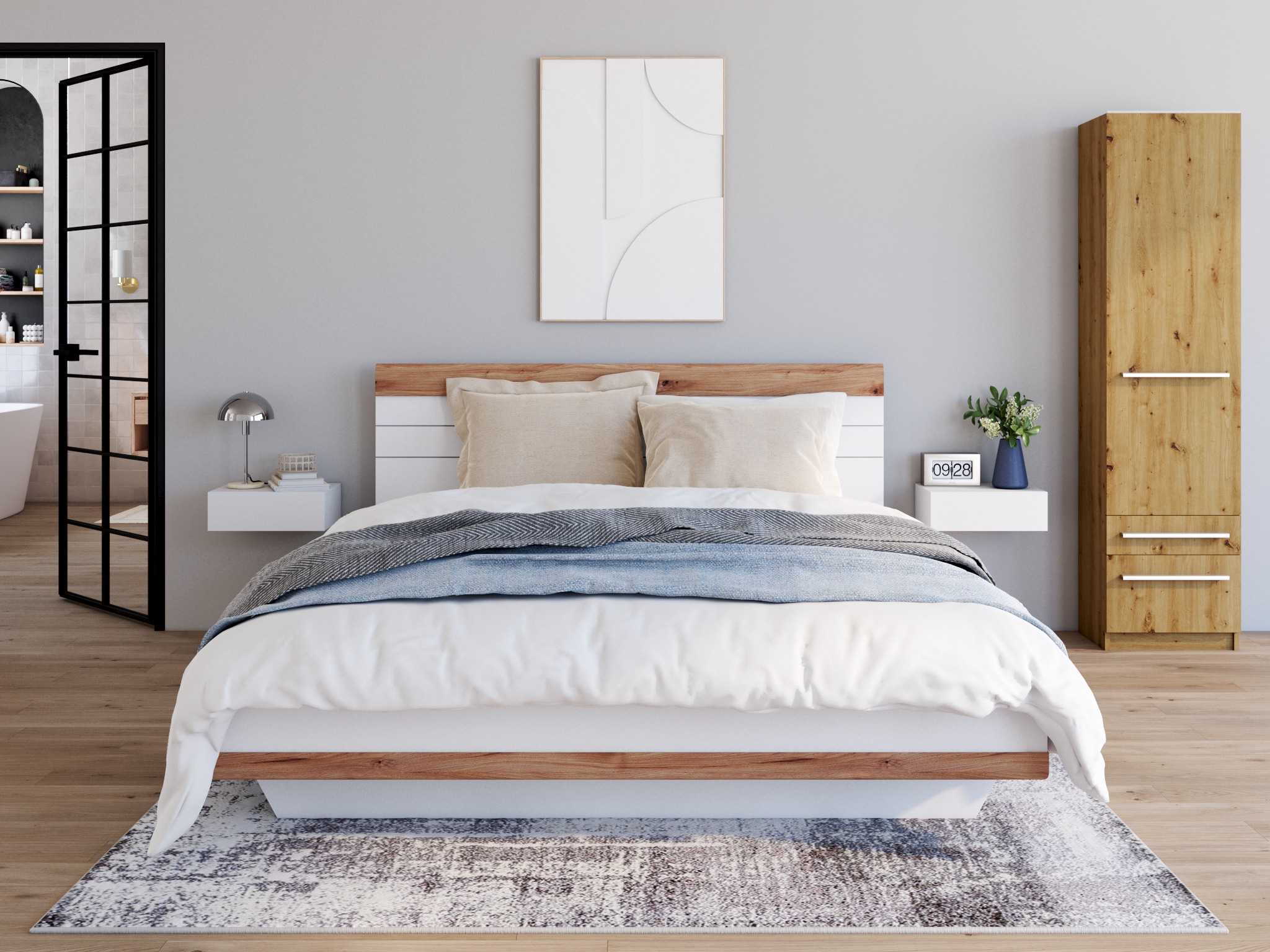 andas Vase de table »Nilsby« Dekovase, aus Aluminium, Höhe ca. 18 cm