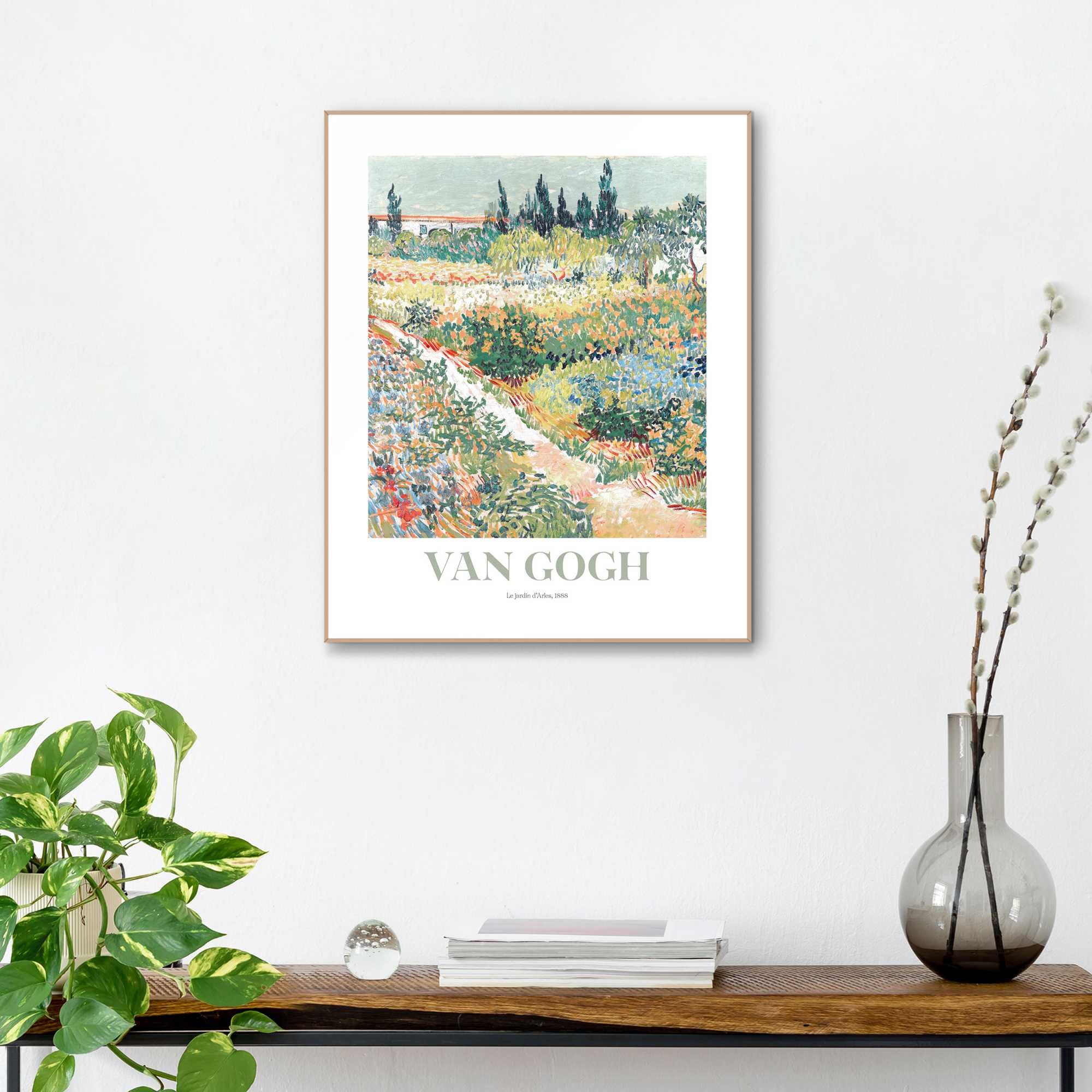 Image of Reinders Bild mit Rahmen "Van Gogh - riverbank in springtime"