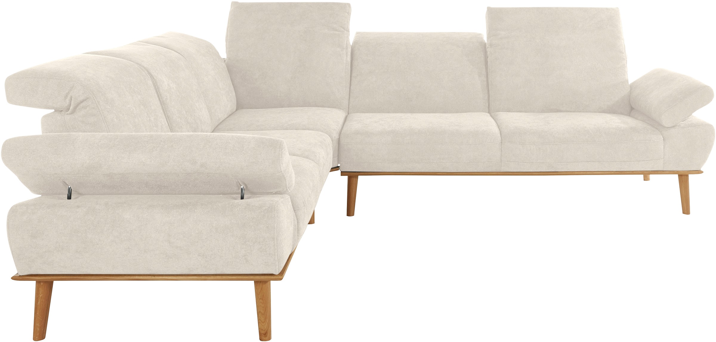 Image of andas Ecksofa »Lillehem«, grosse Ausführung, incl. Kopf- und Armteilverstellung, wahlweise mit Rückenverstellung bei Ackermann Versand Schweiz