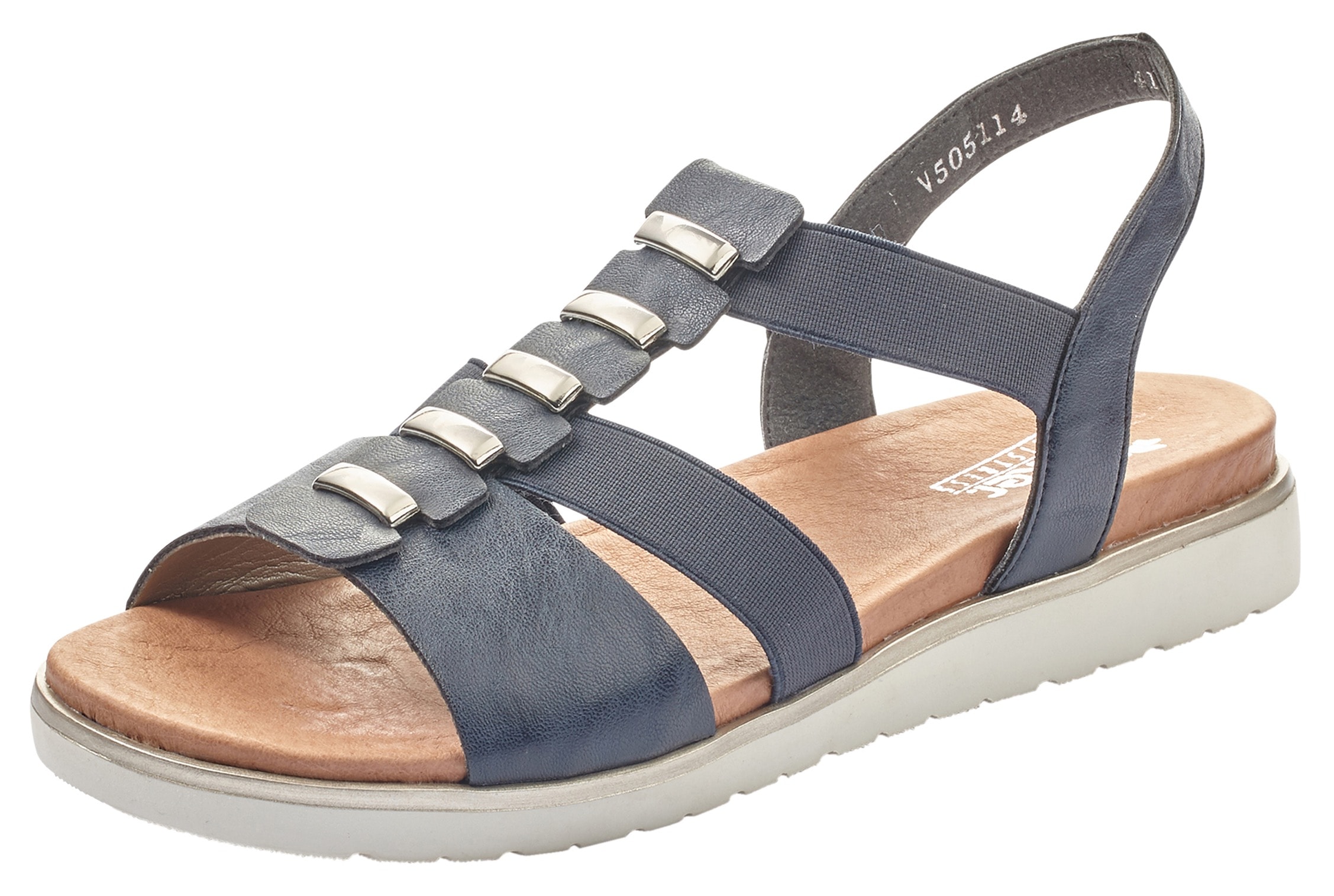 Image of Rieker Riemchensandale, mit elastischen Stretchriemchen bei Ackermann Versand Schweiz
